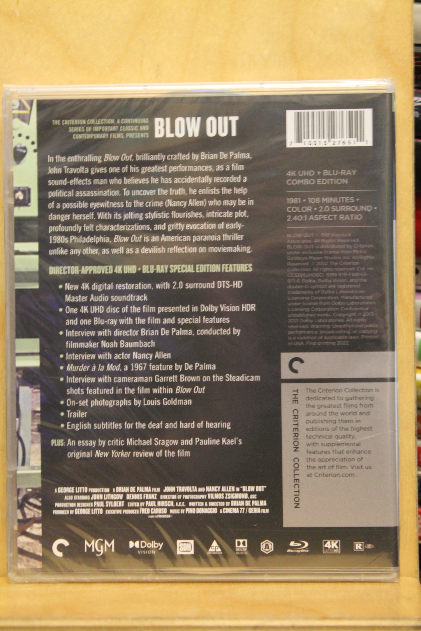 Blow Out 4K UHD