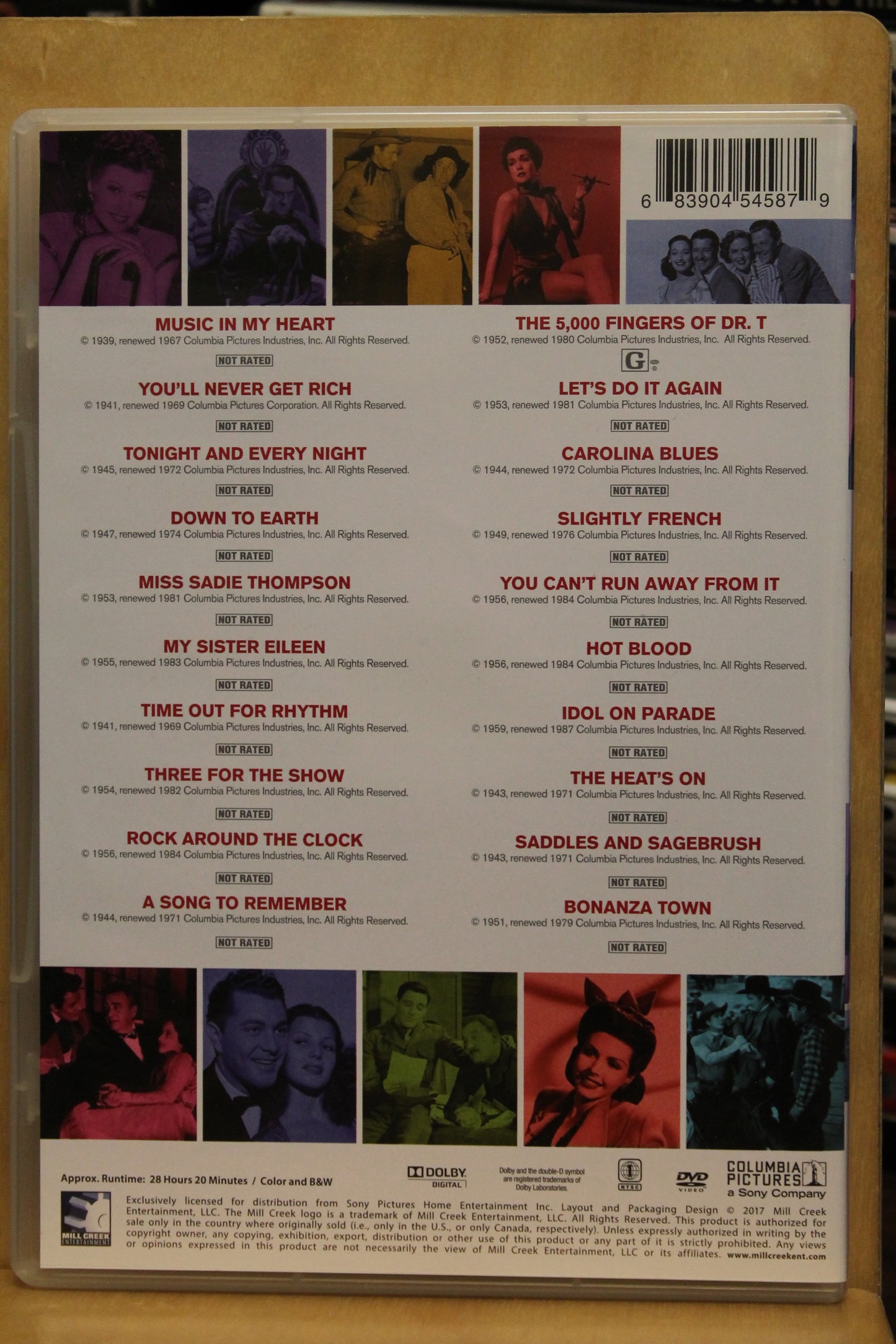 Musicals 20 Movie Collection DVD