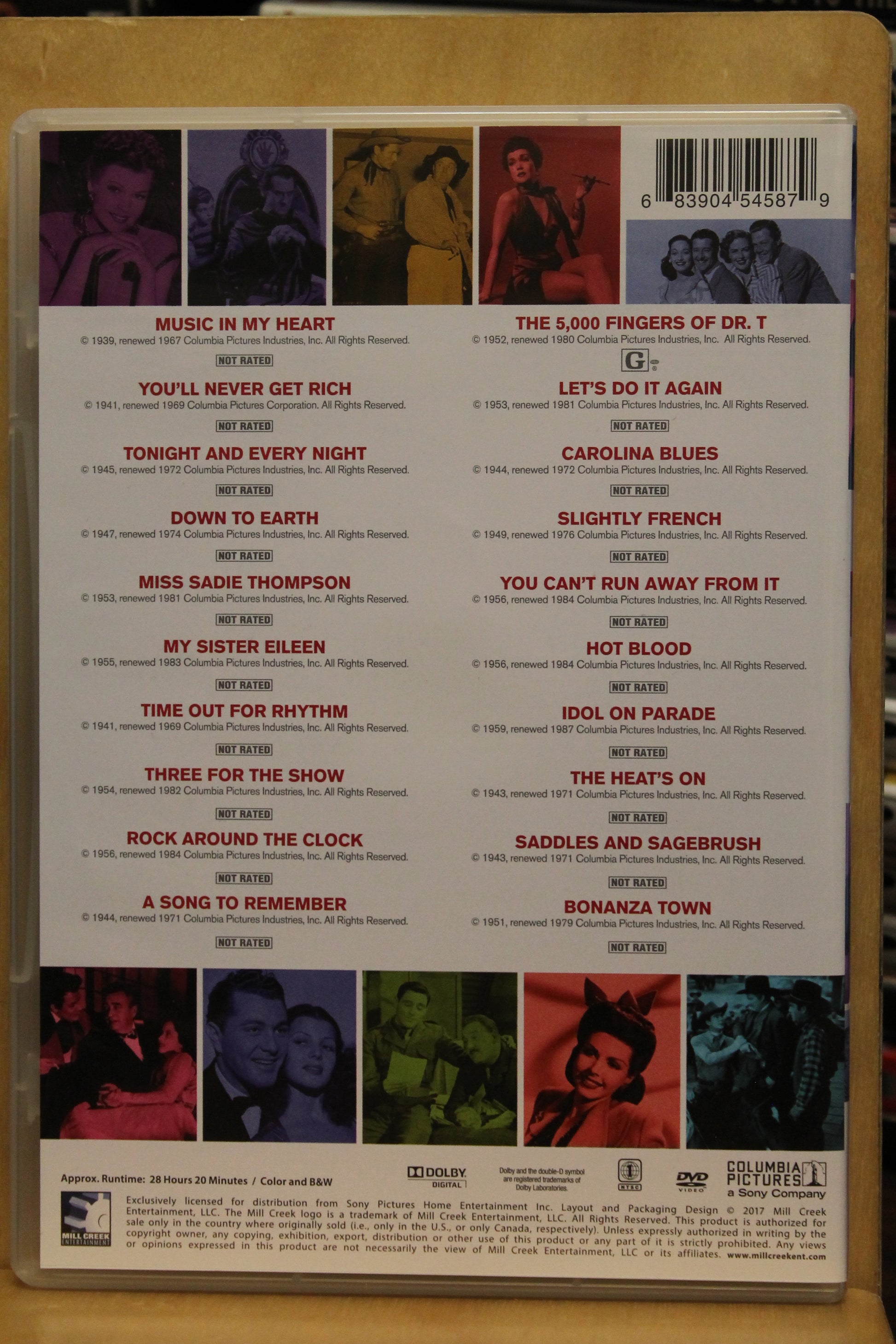 Musicals 20 Movie Collection DVD