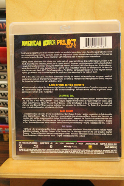 American Horror Project: Volume Two Blu-ray