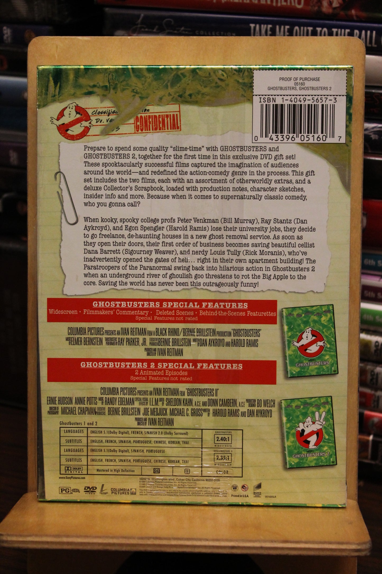 Ghostbusters 1 & 2 DVD
