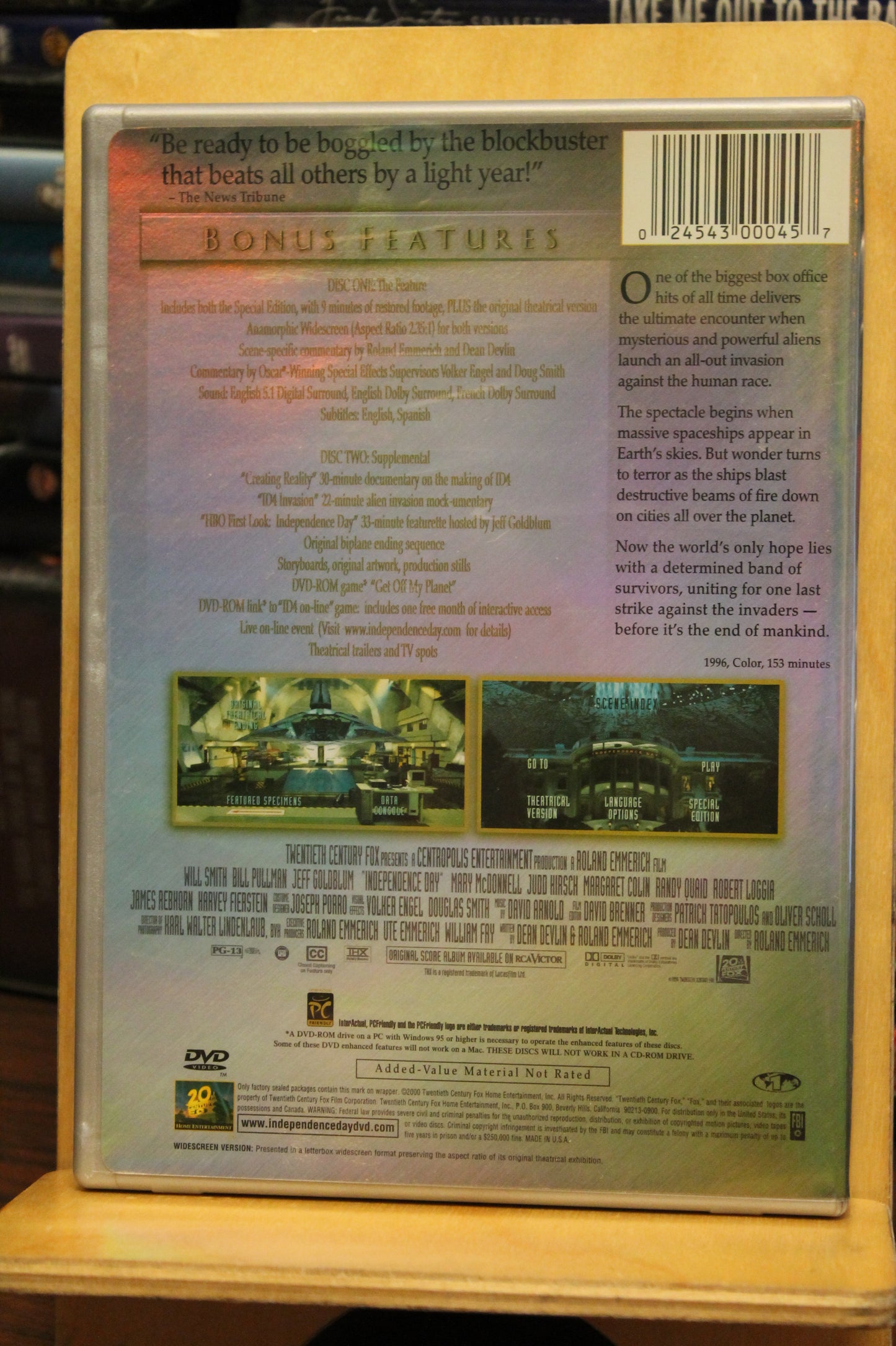 Independence Day DVD
