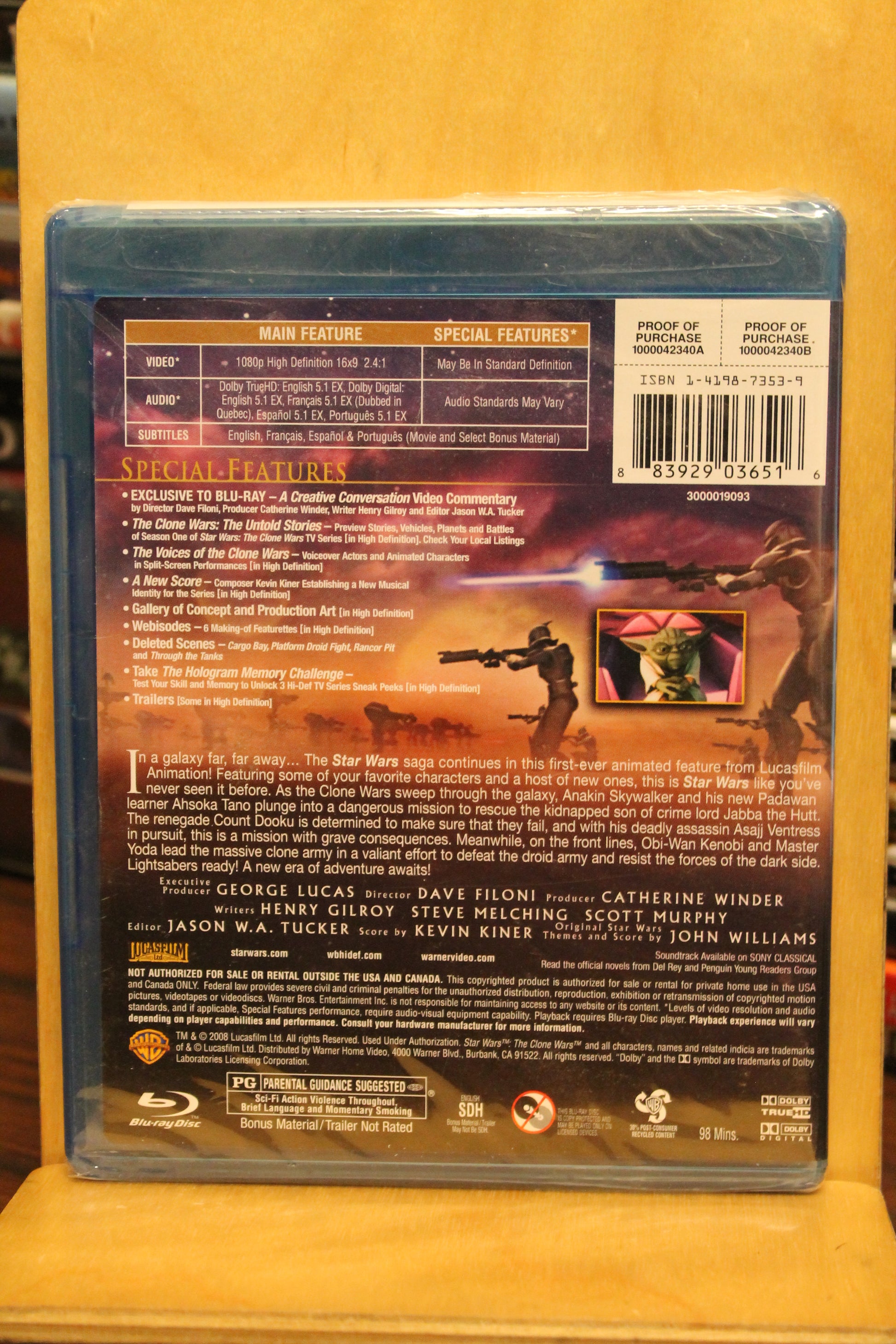 Star Wars: The Clone Wars Blu-ray