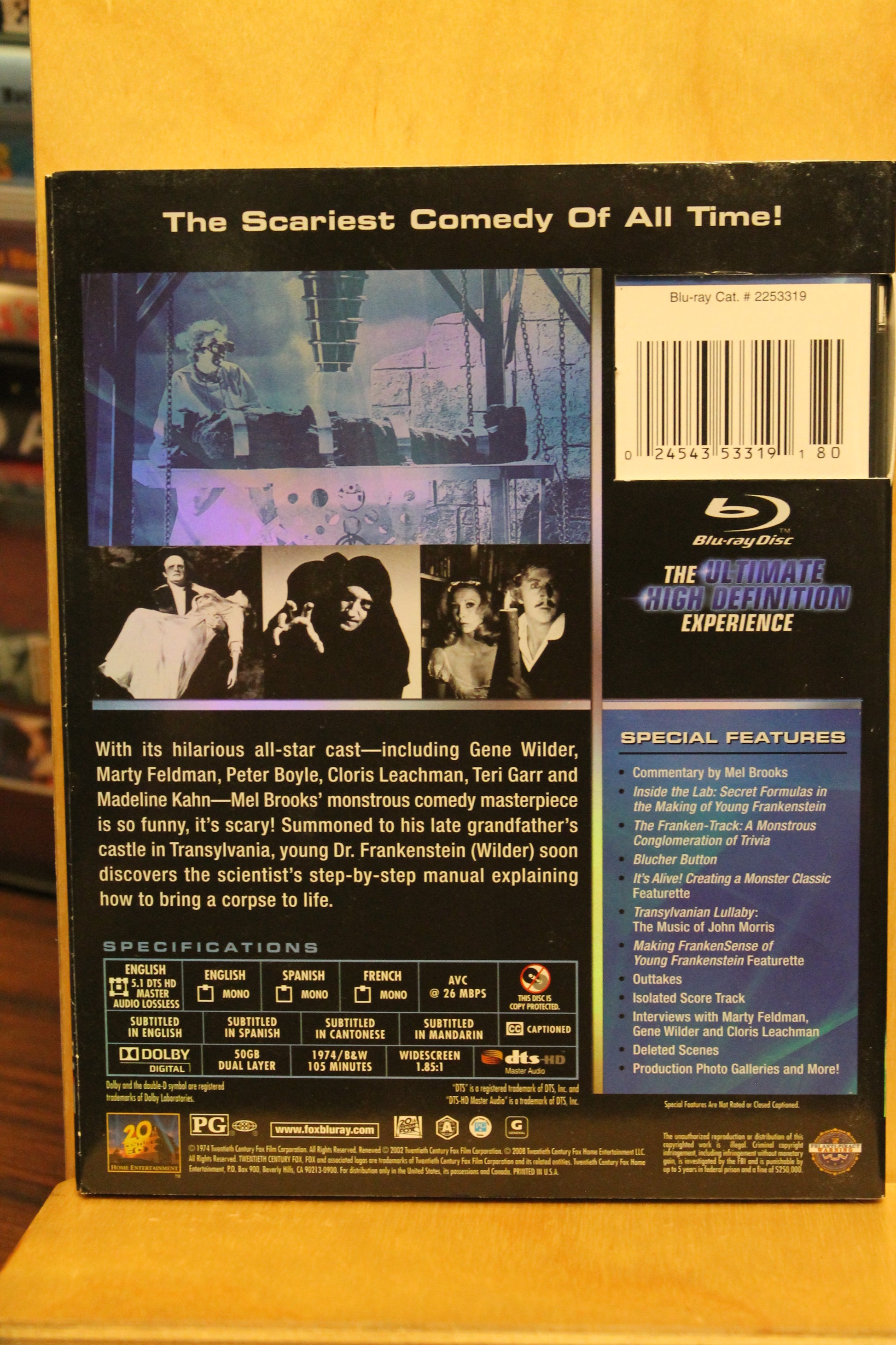 Young Frankenstein Blu-ray