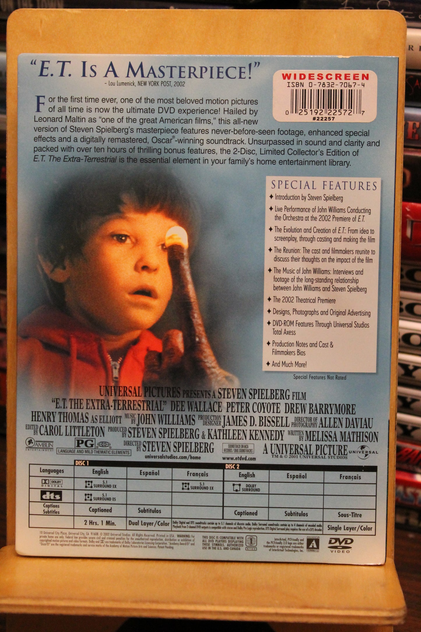 E.T. the Extra-Terrestrial DVD