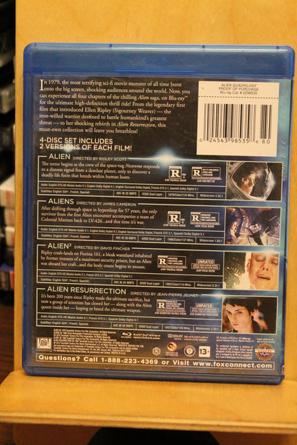 Alien Quadrilogy Blu-ray