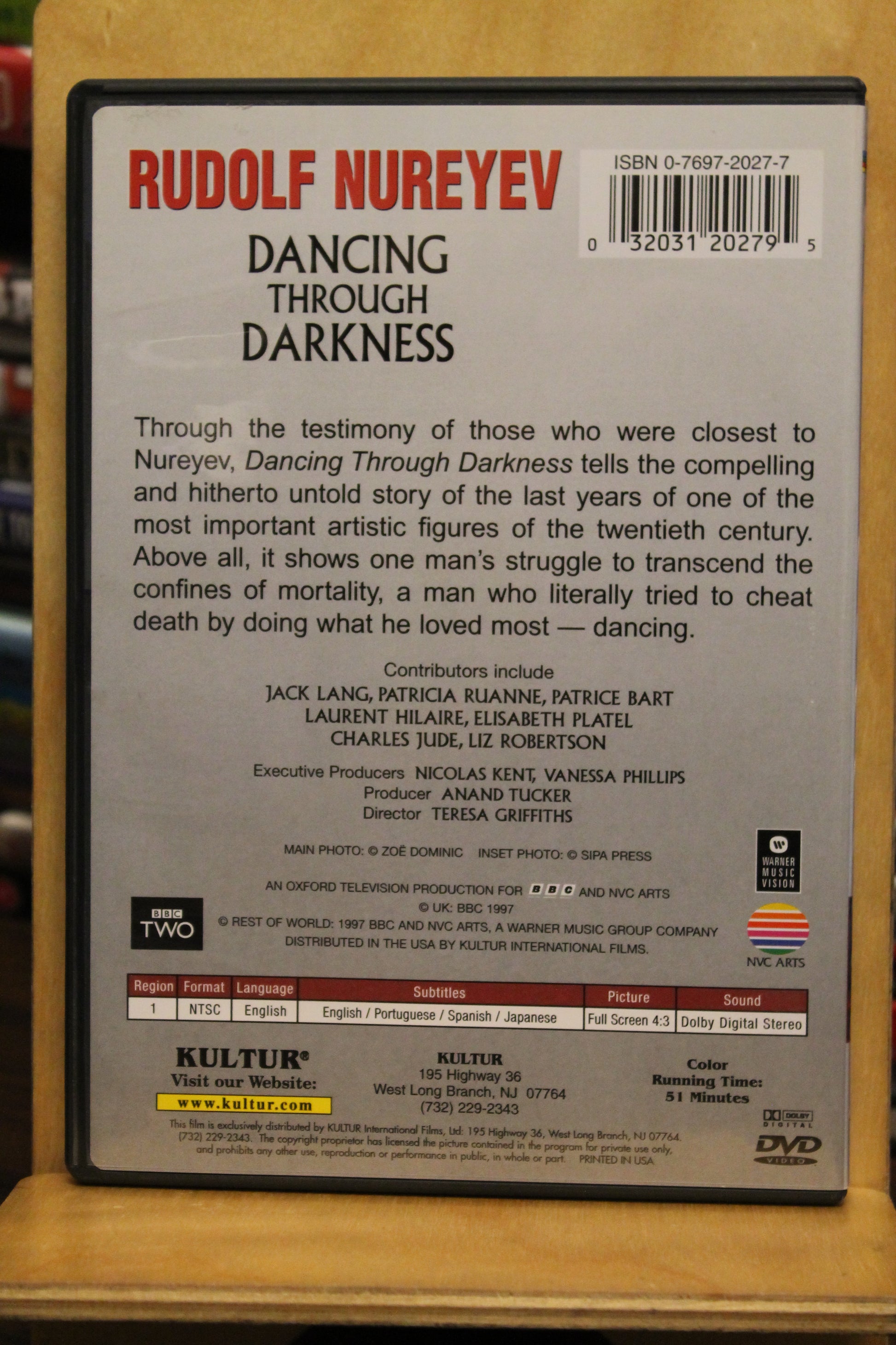 Nureyev: Dancing Through Darkness DVD