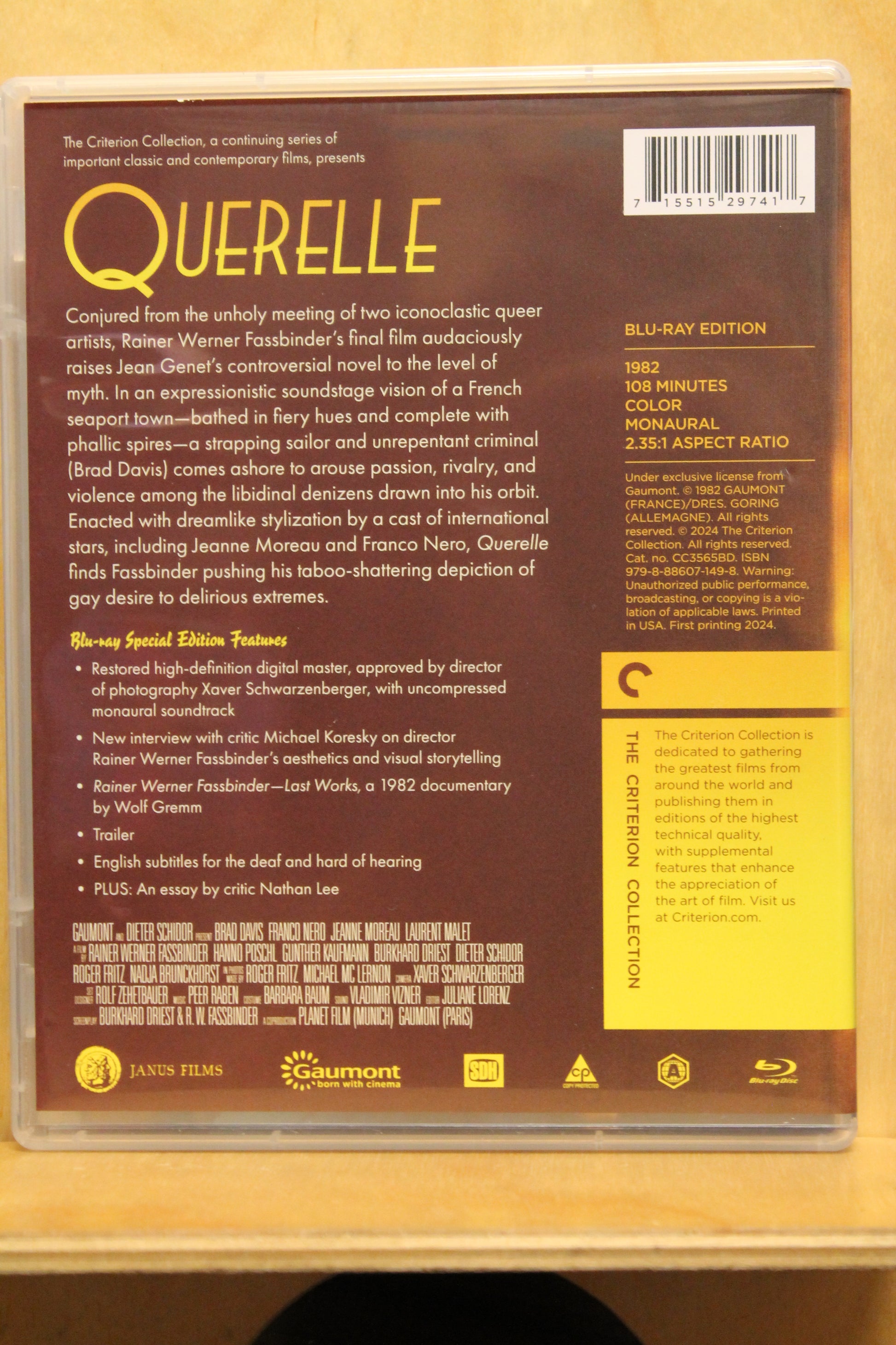 Querelle Blu-ray