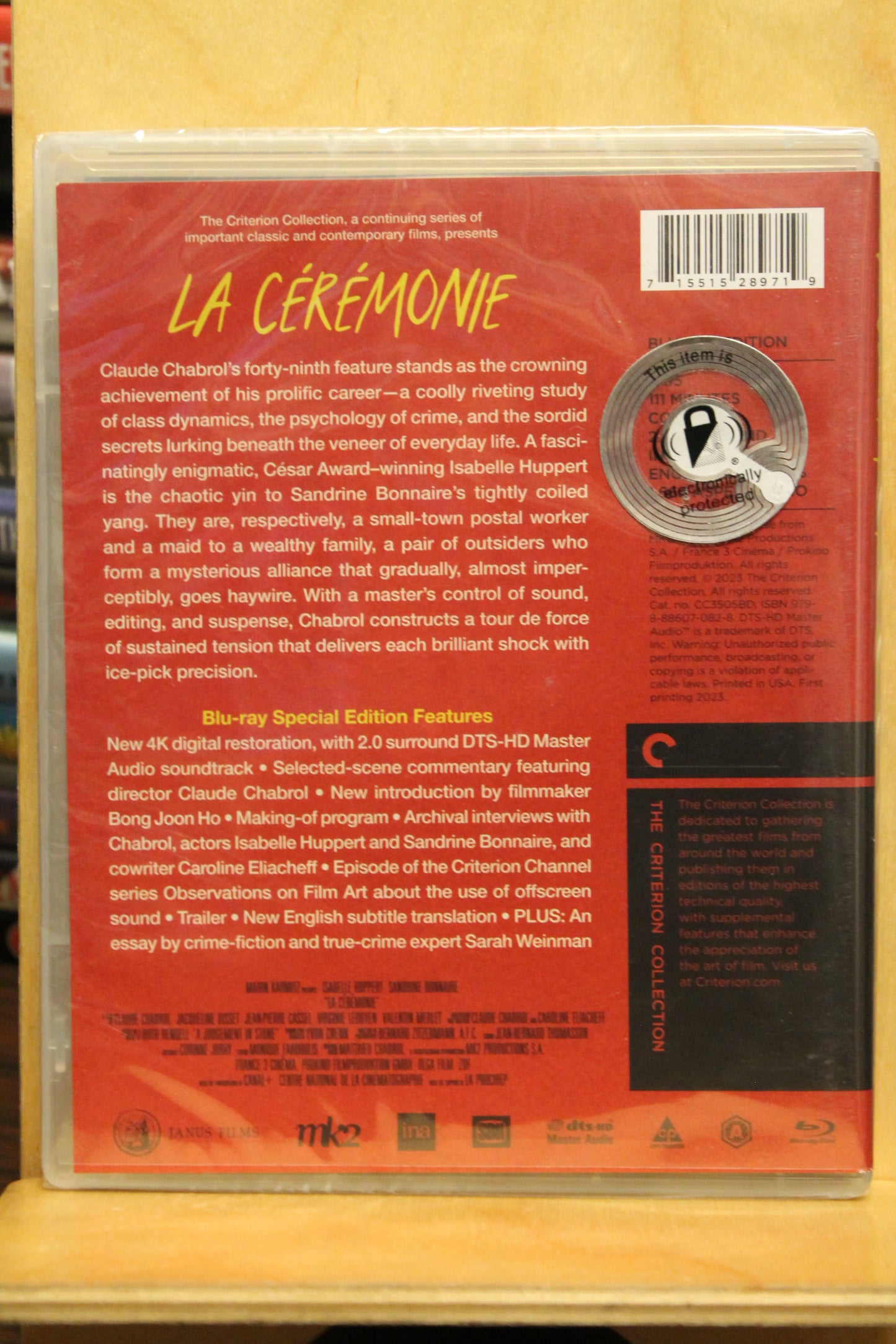 La Cérémonie Blu-ray