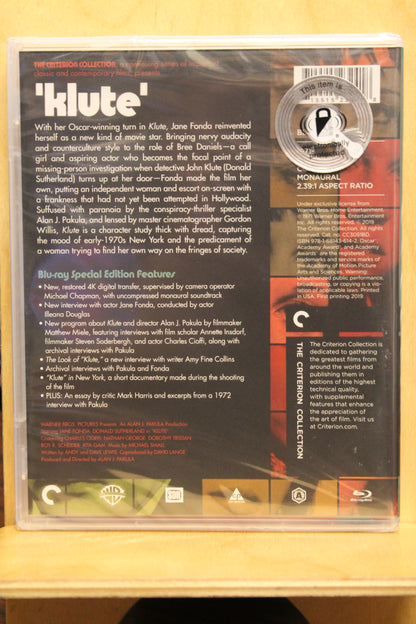 Klute Blu-ray