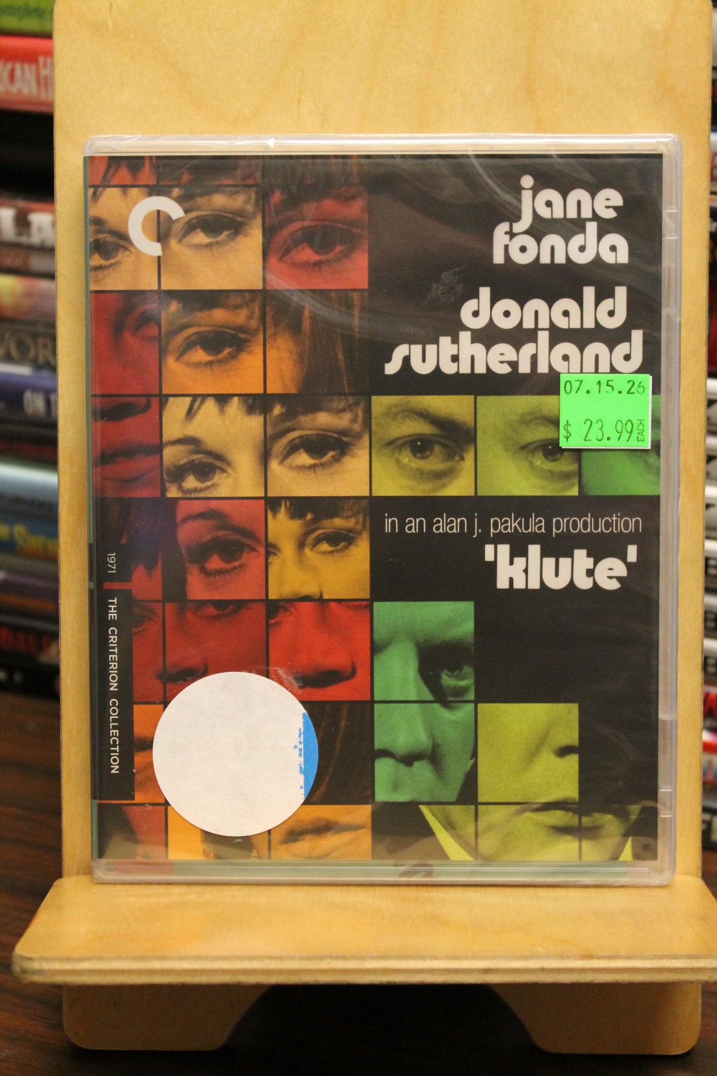 Klute Blu-ray