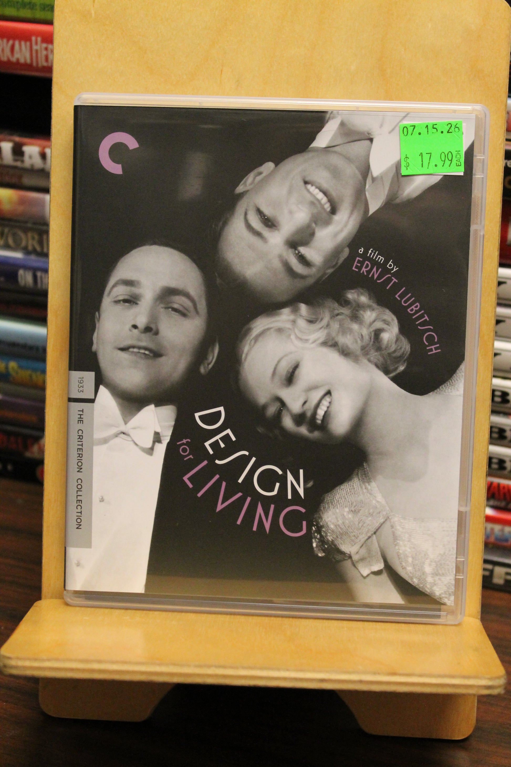 Design for Living Blu-ray
