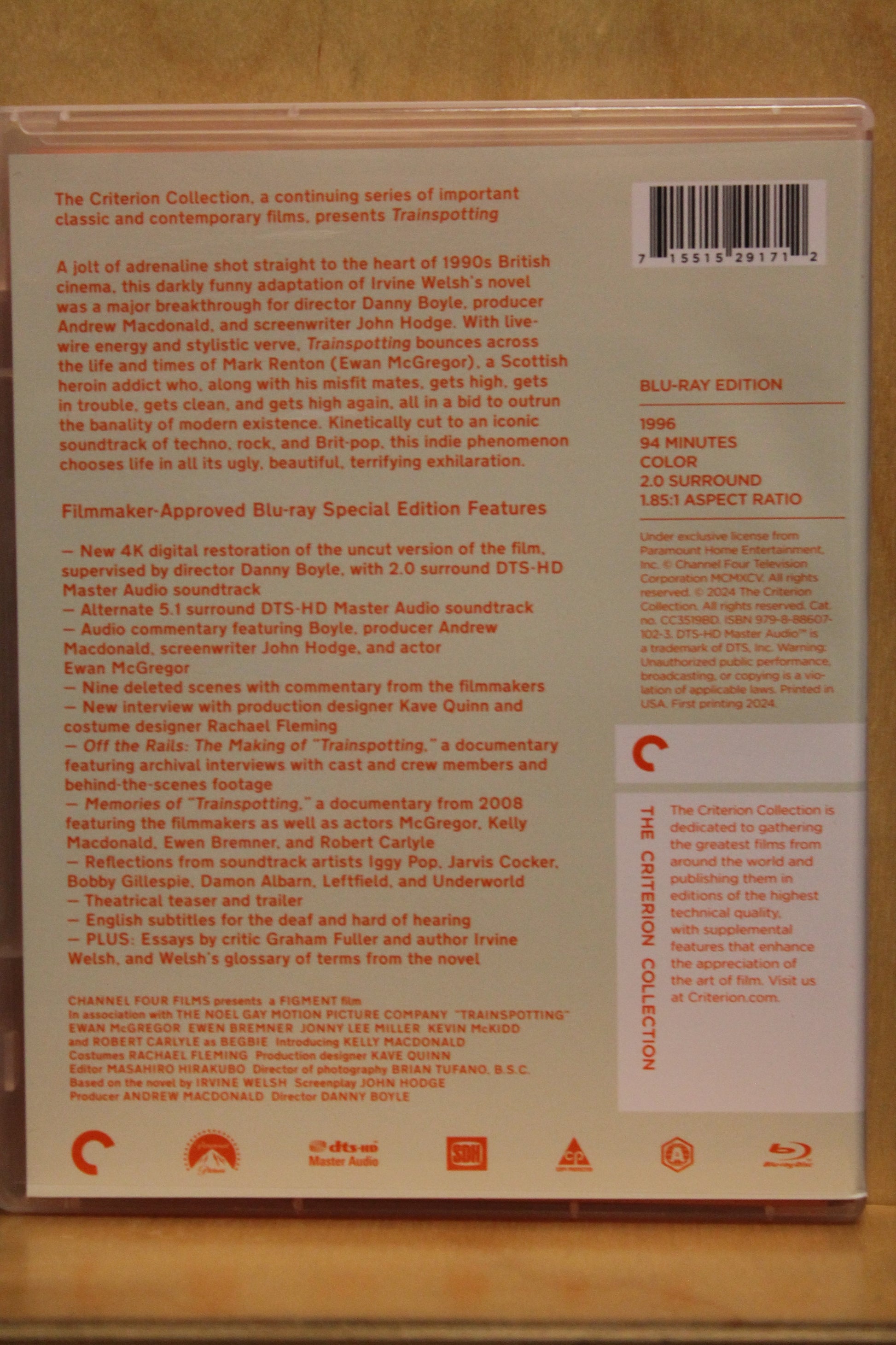 Trainspotting Blu-ray