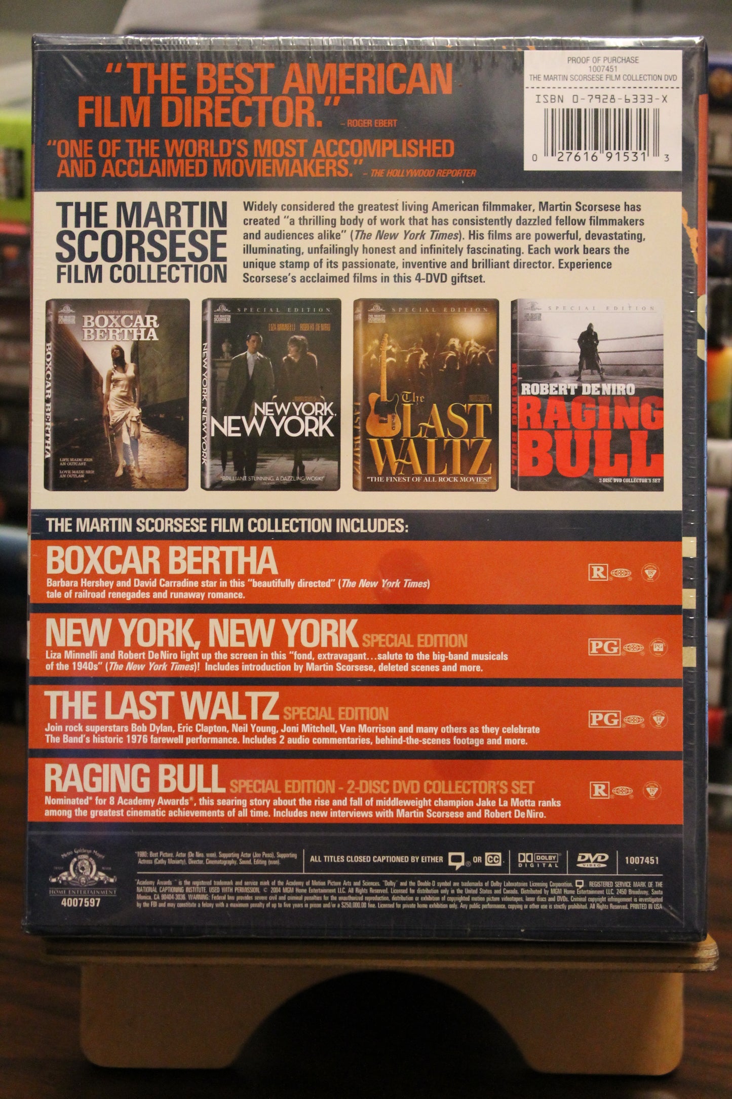 The Martin Scorsese Film Collection DVD