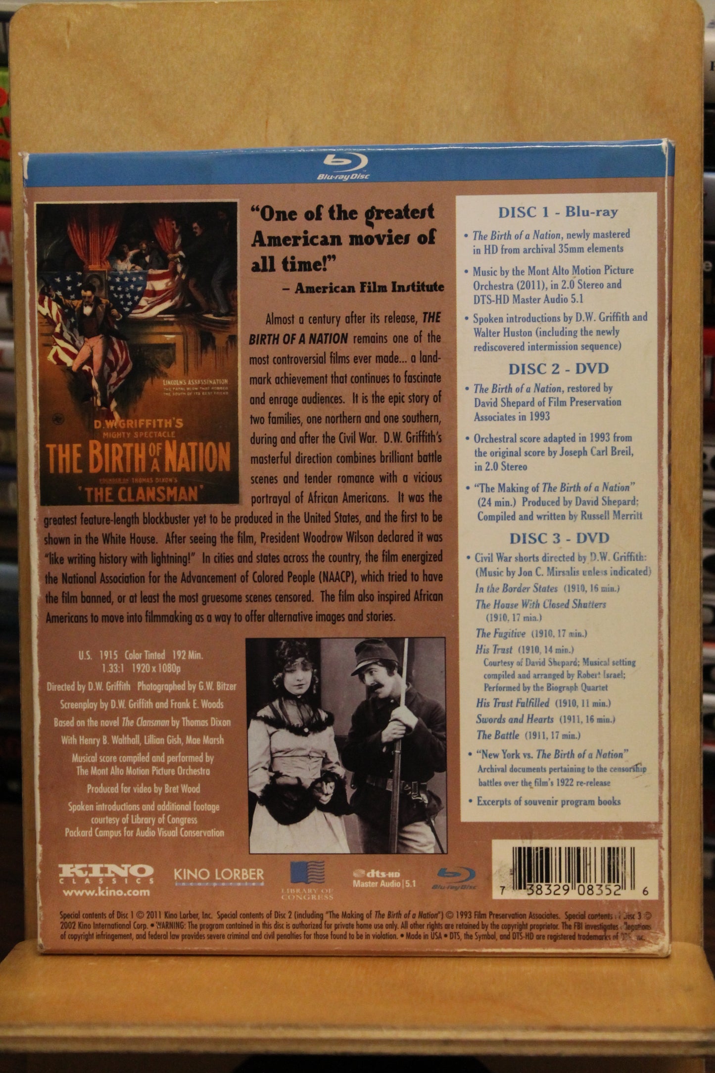 The Birth of a Nation Blu-ray