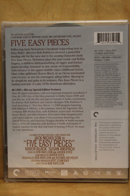 Five Easy Pieces 4K UHD