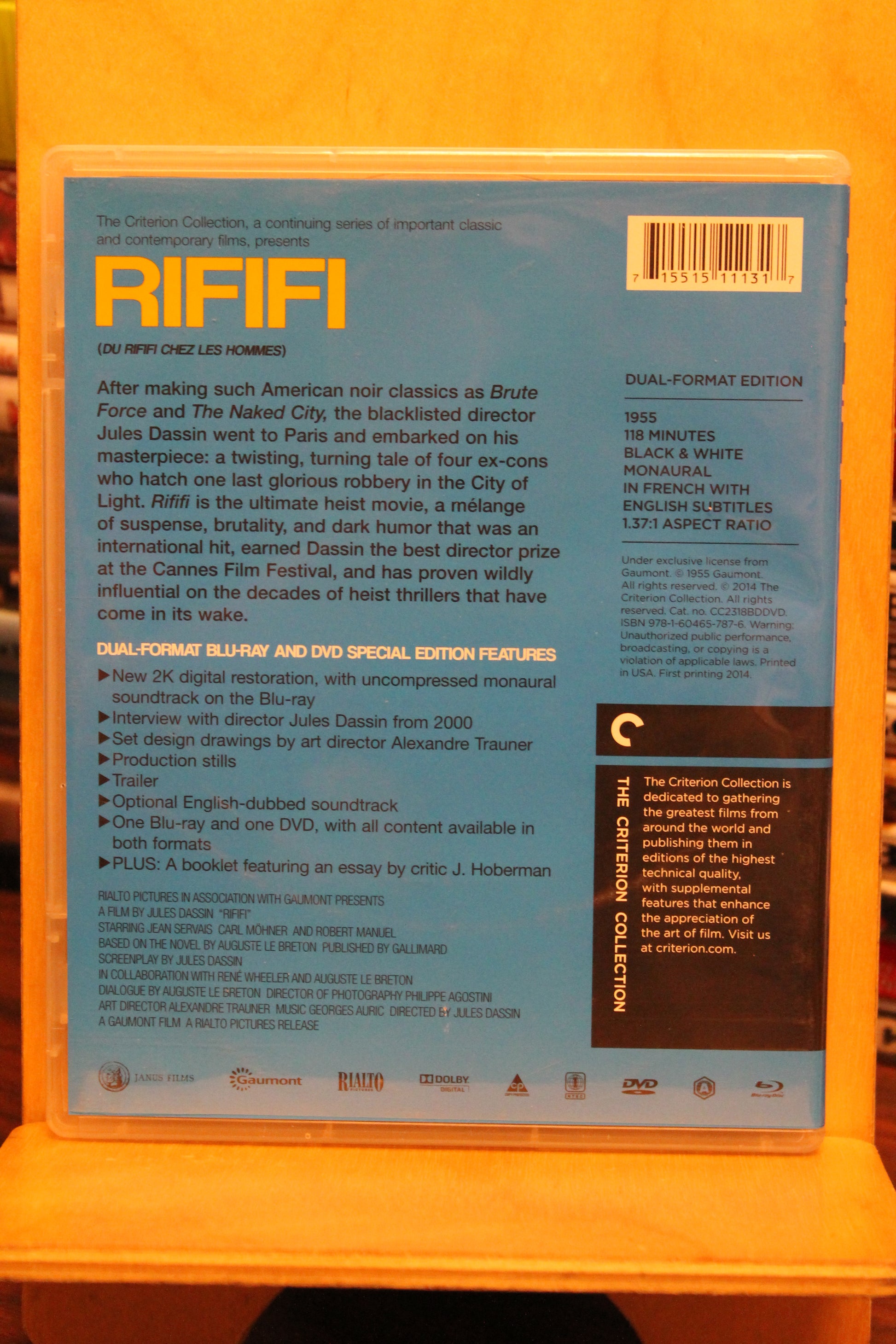 Rififi Blu-ray