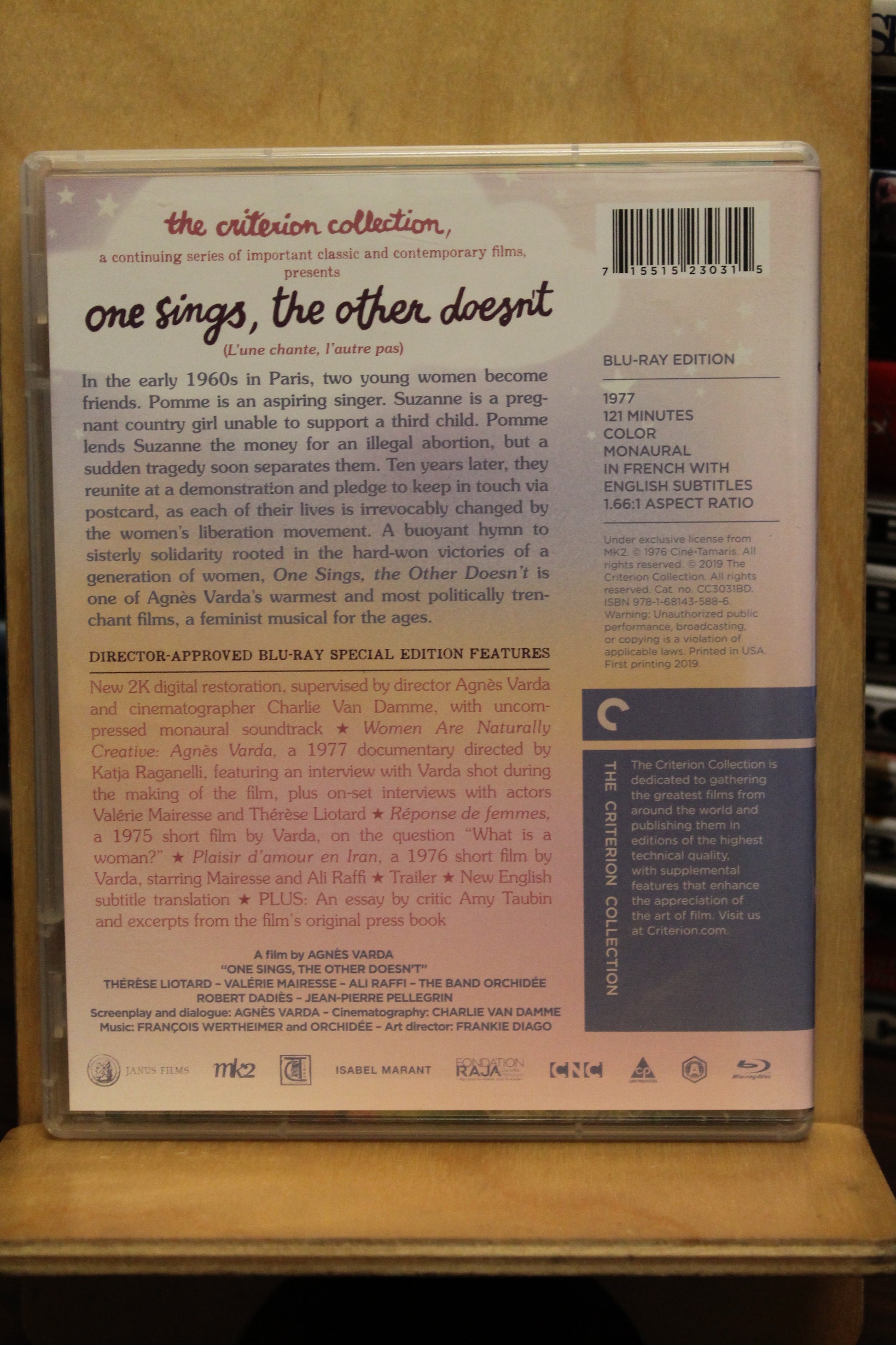 One Sings, the Other Doesn't Blu-ray