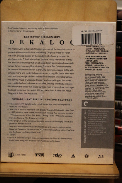 Dekalog Blu-ray