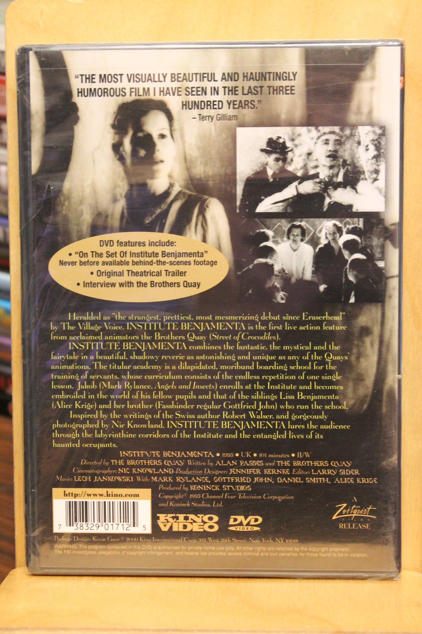 Institute Benjamenta, or This Dream People Call Human Life DVD
