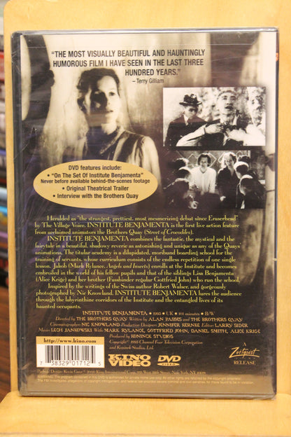 Institute Benjamenta, or This Dream People Call Human Life DVD
