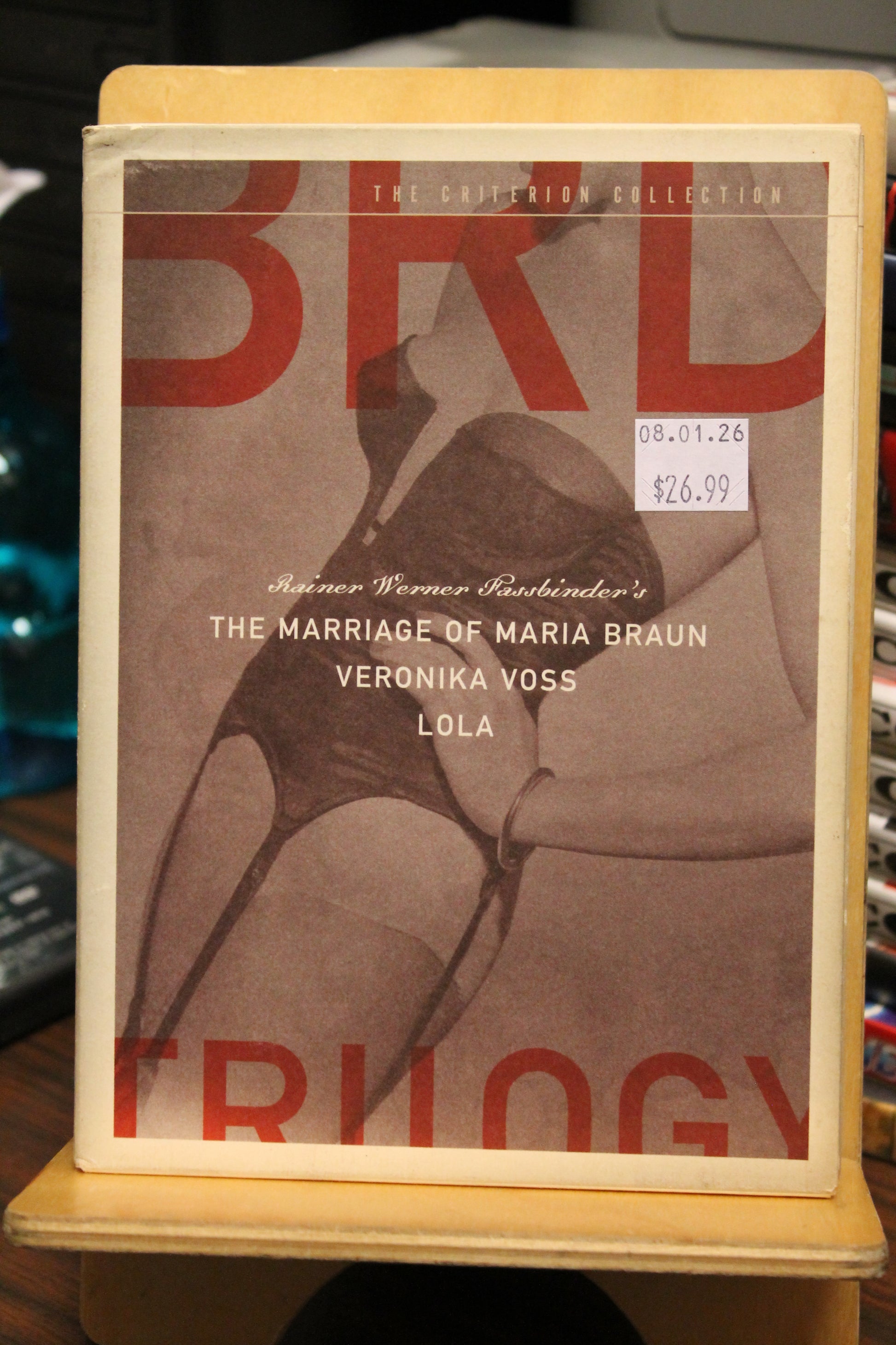 The BRD Trilogy: The Marriage of Maria Braun, Veronika Voss, Lola DVD
