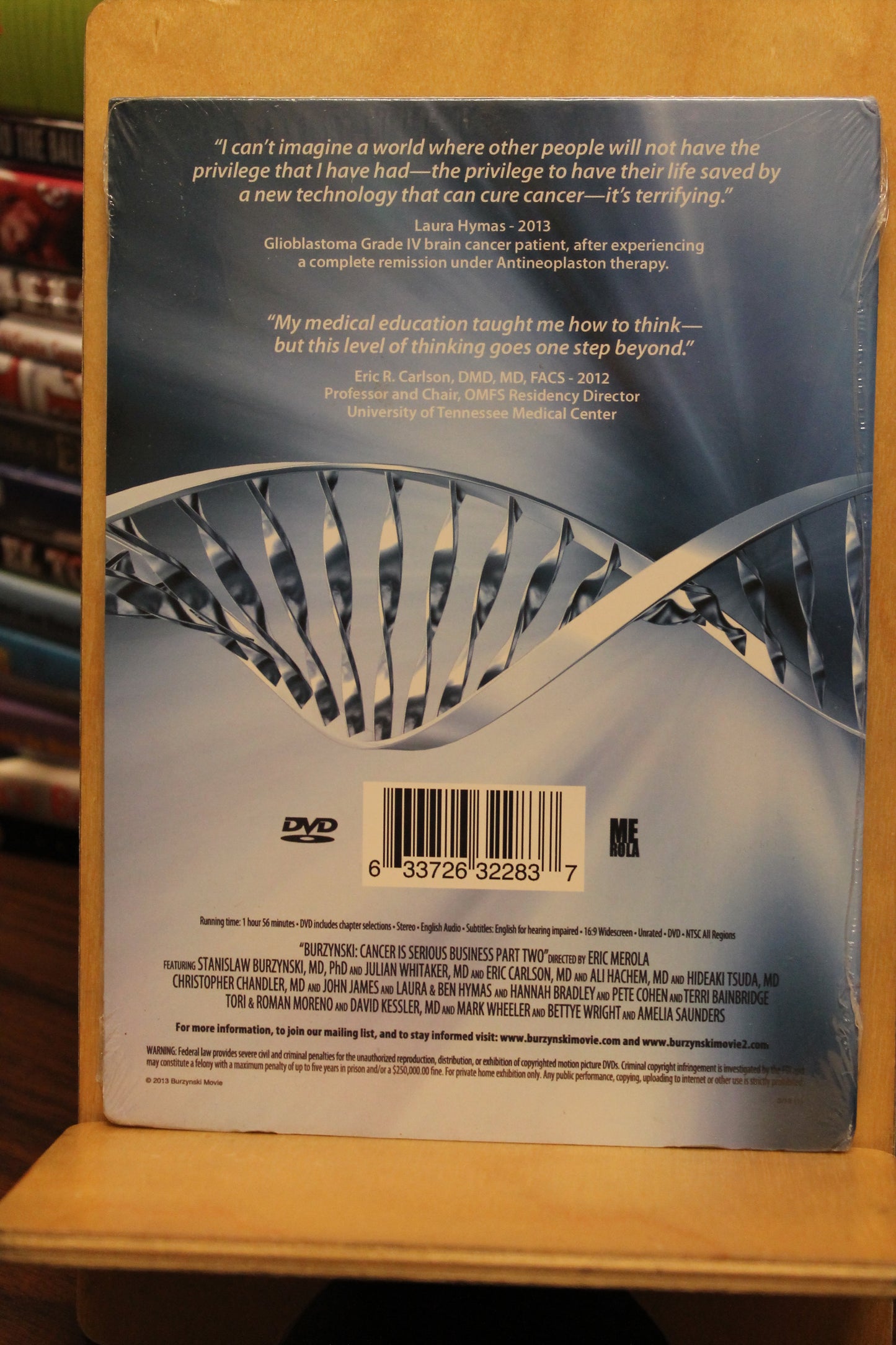 Burzynski: Cancer Is Serious Business, Part II DVD