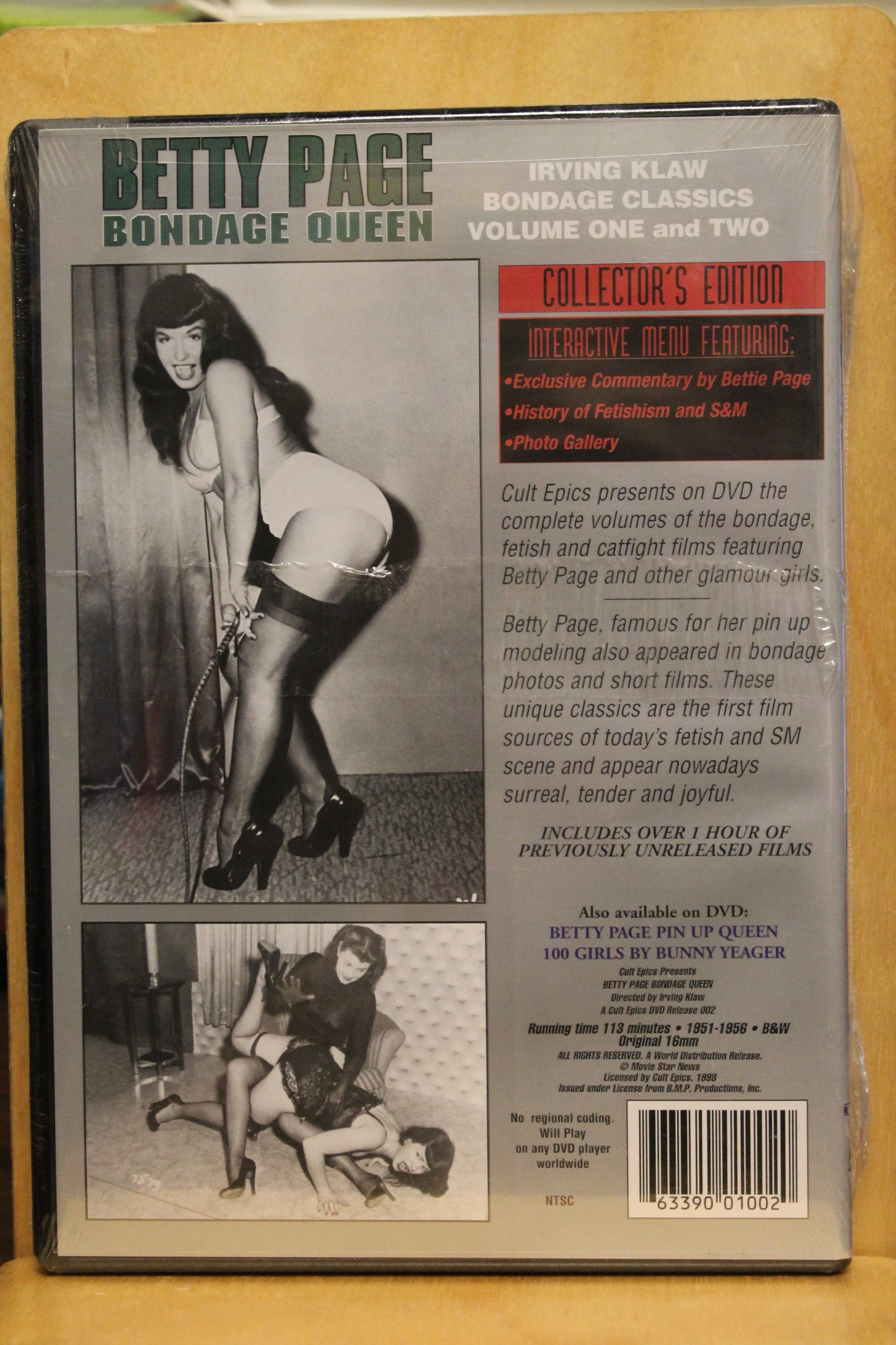 Betty Page: Bondage Queen DVD