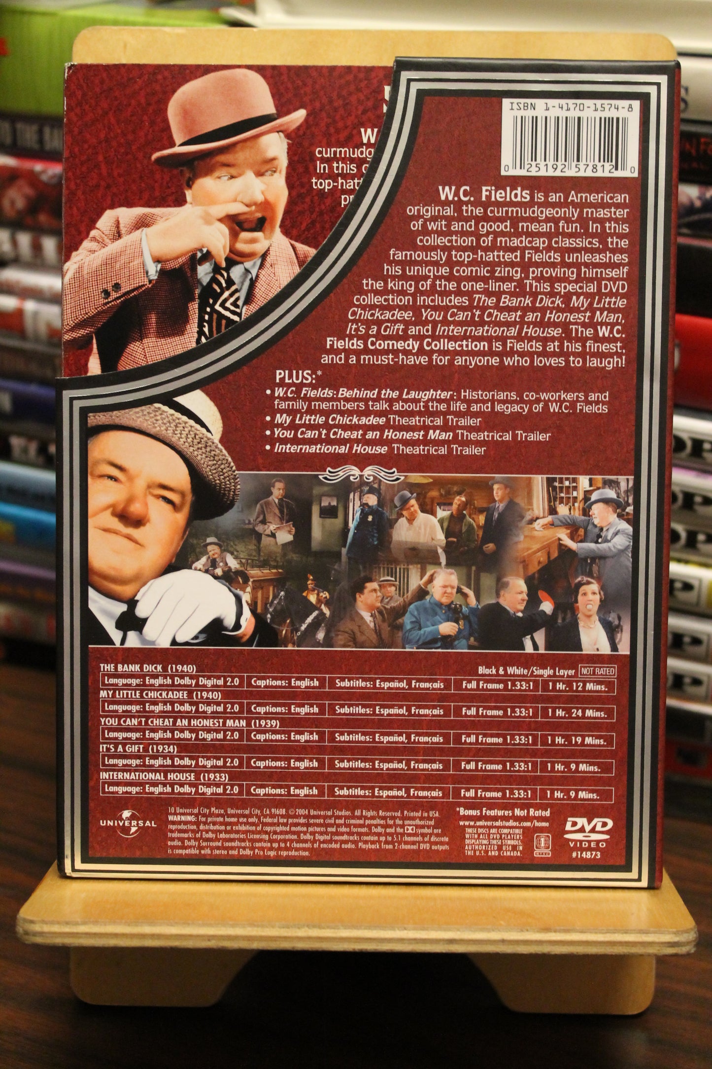W.C. Fields Comedy Collection DVD