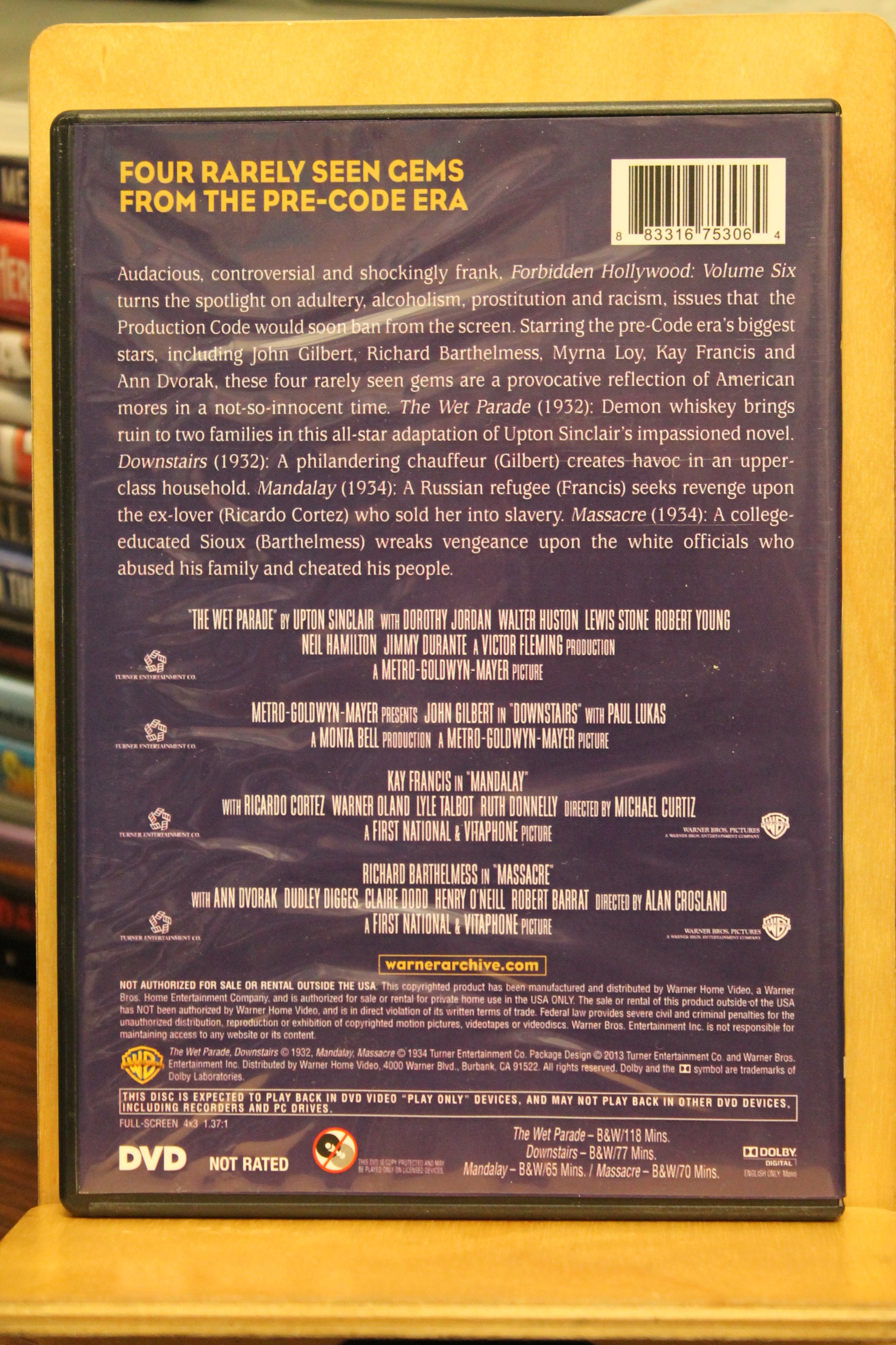 Forbidden Hollywood: Volume Six DVD