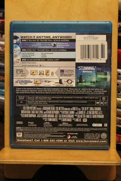 Life of Pi Blu-ray