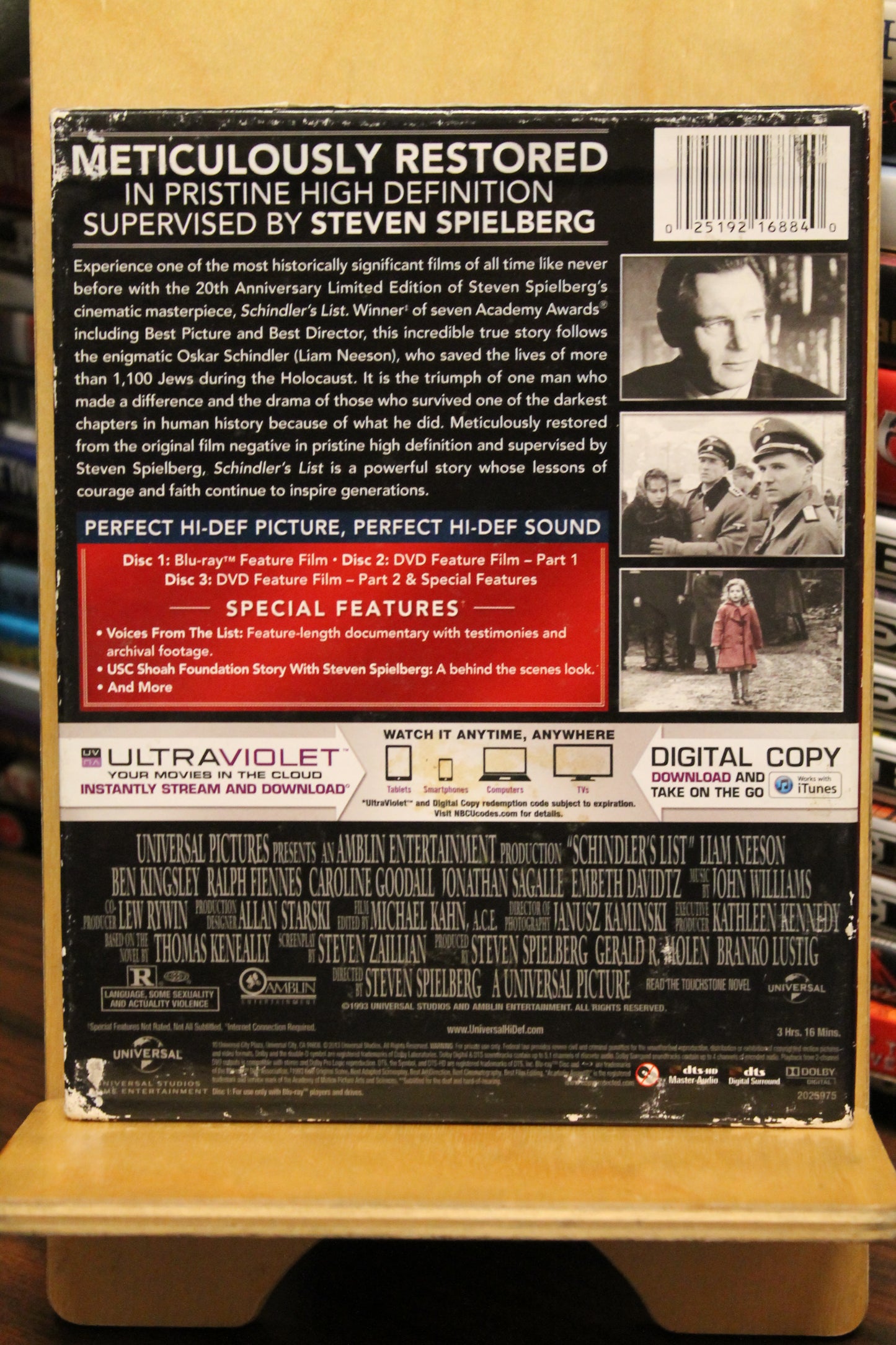 Schindler's List Blu-ray