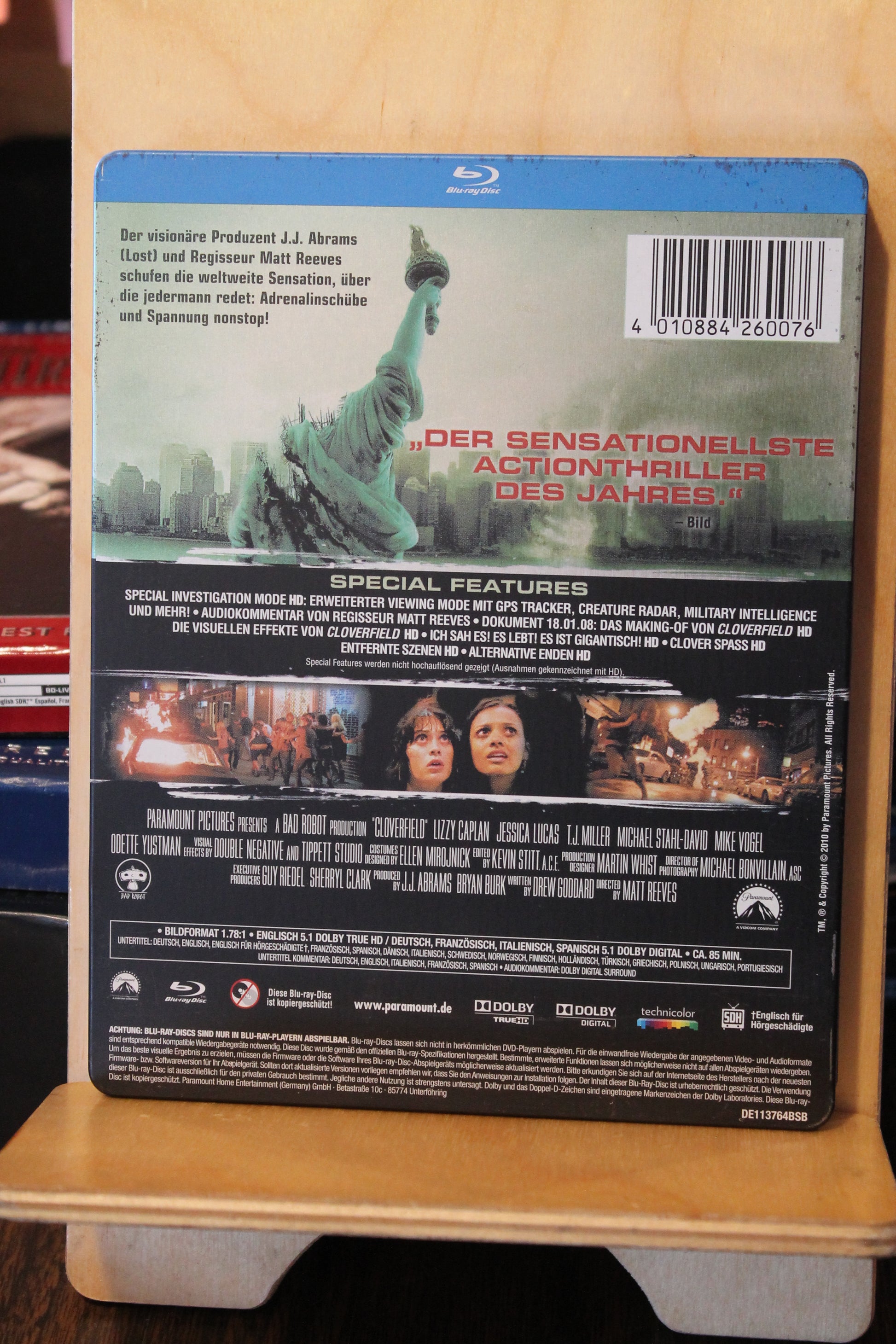 Cloverfield Blu-ray