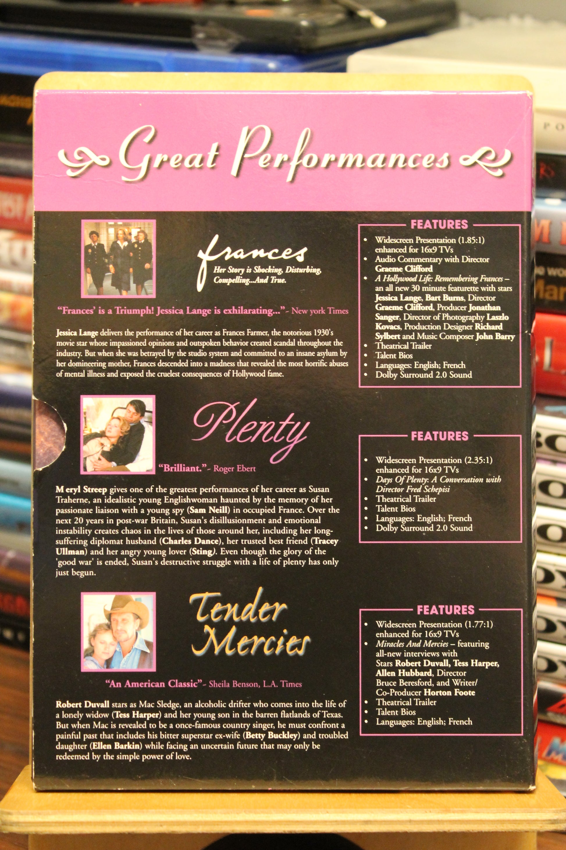 Great Performances: 3 DVD Box Set DVD