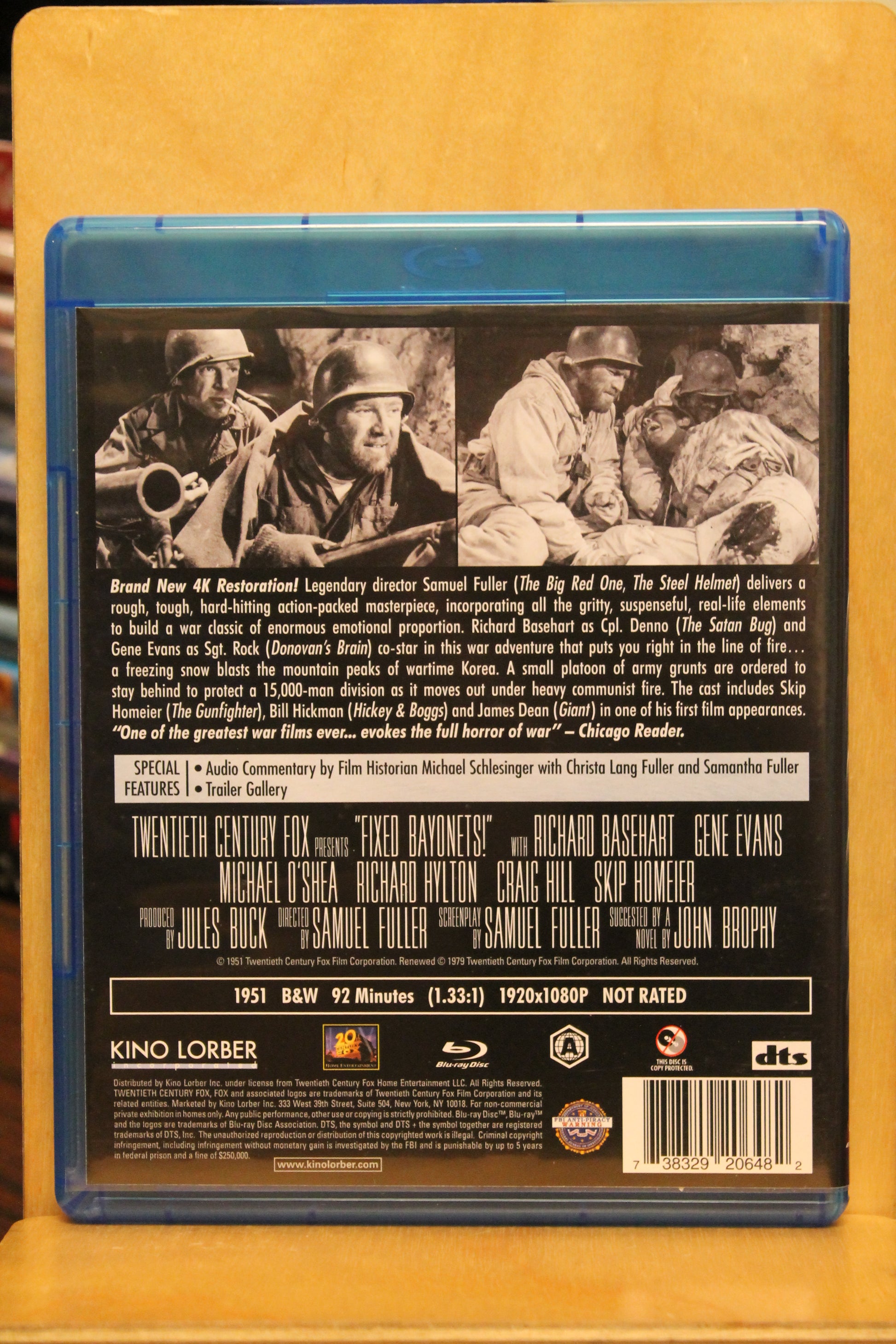 Fixed Bayonets! Blu-ray