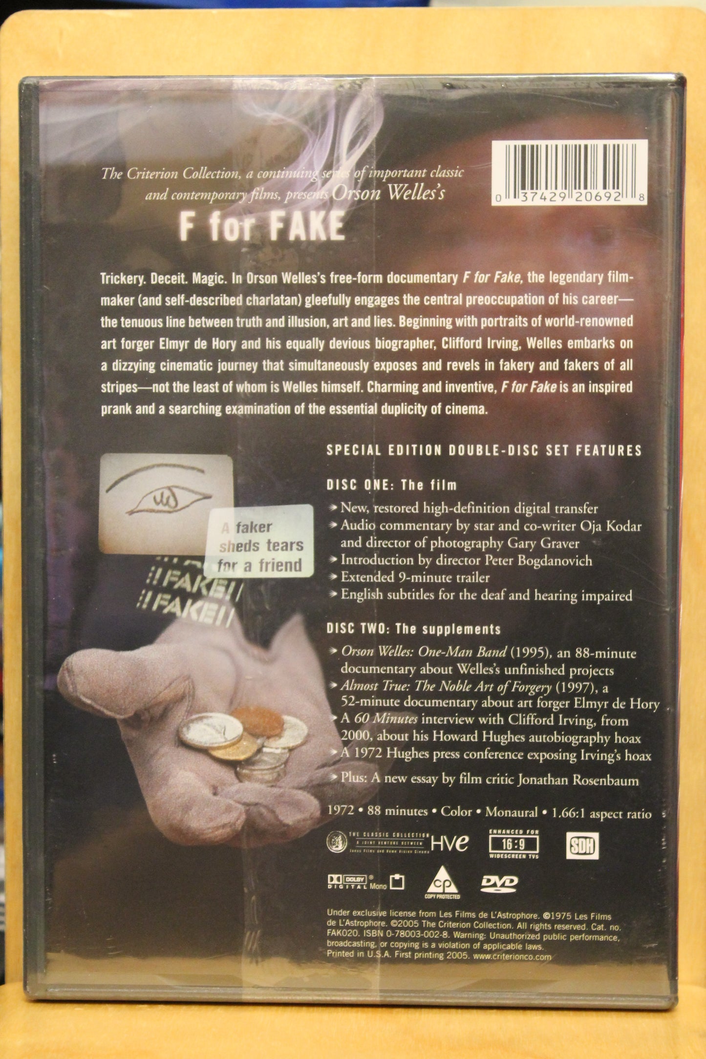 F for Fake DVD