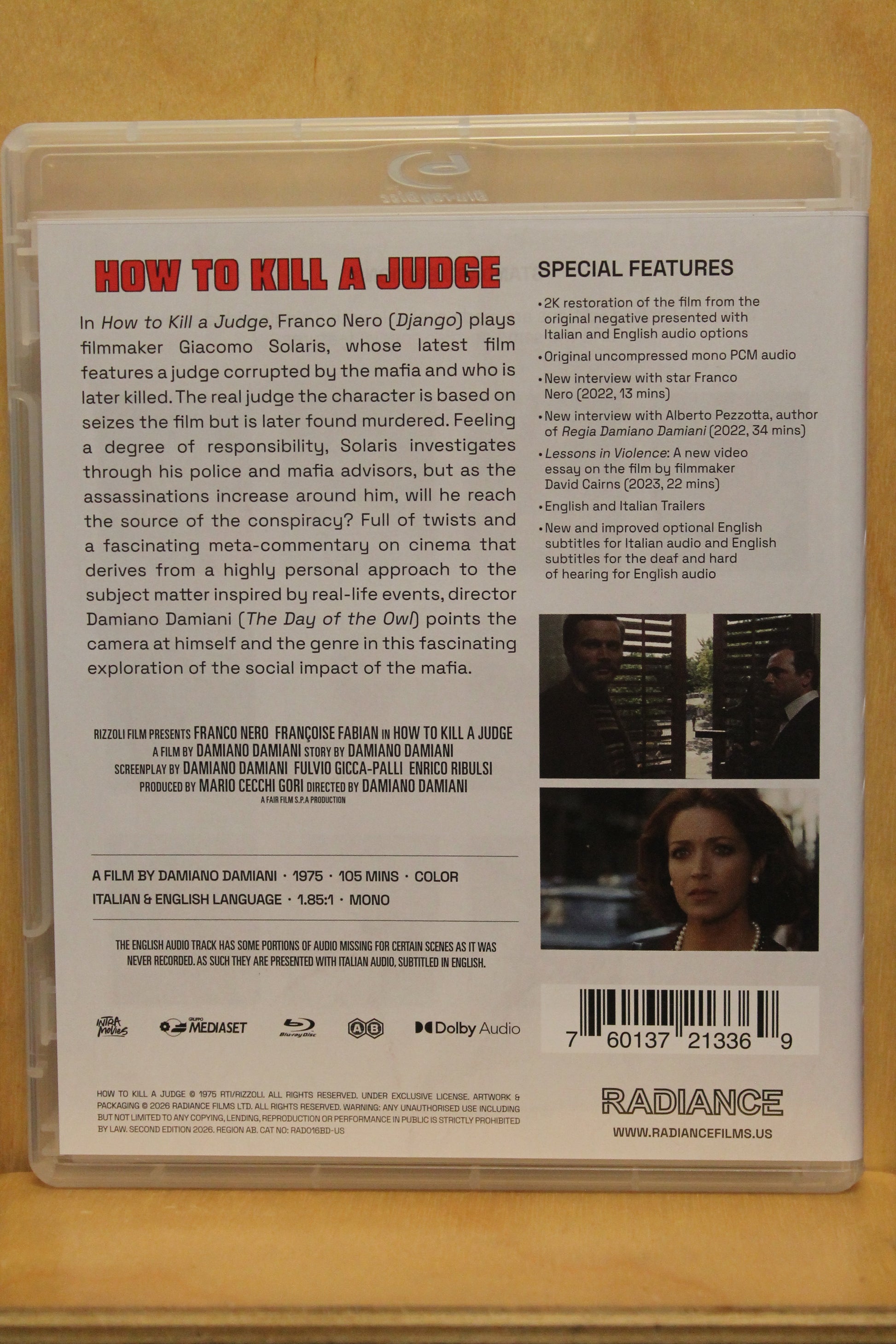 How to Kill a Judge Blu-ray