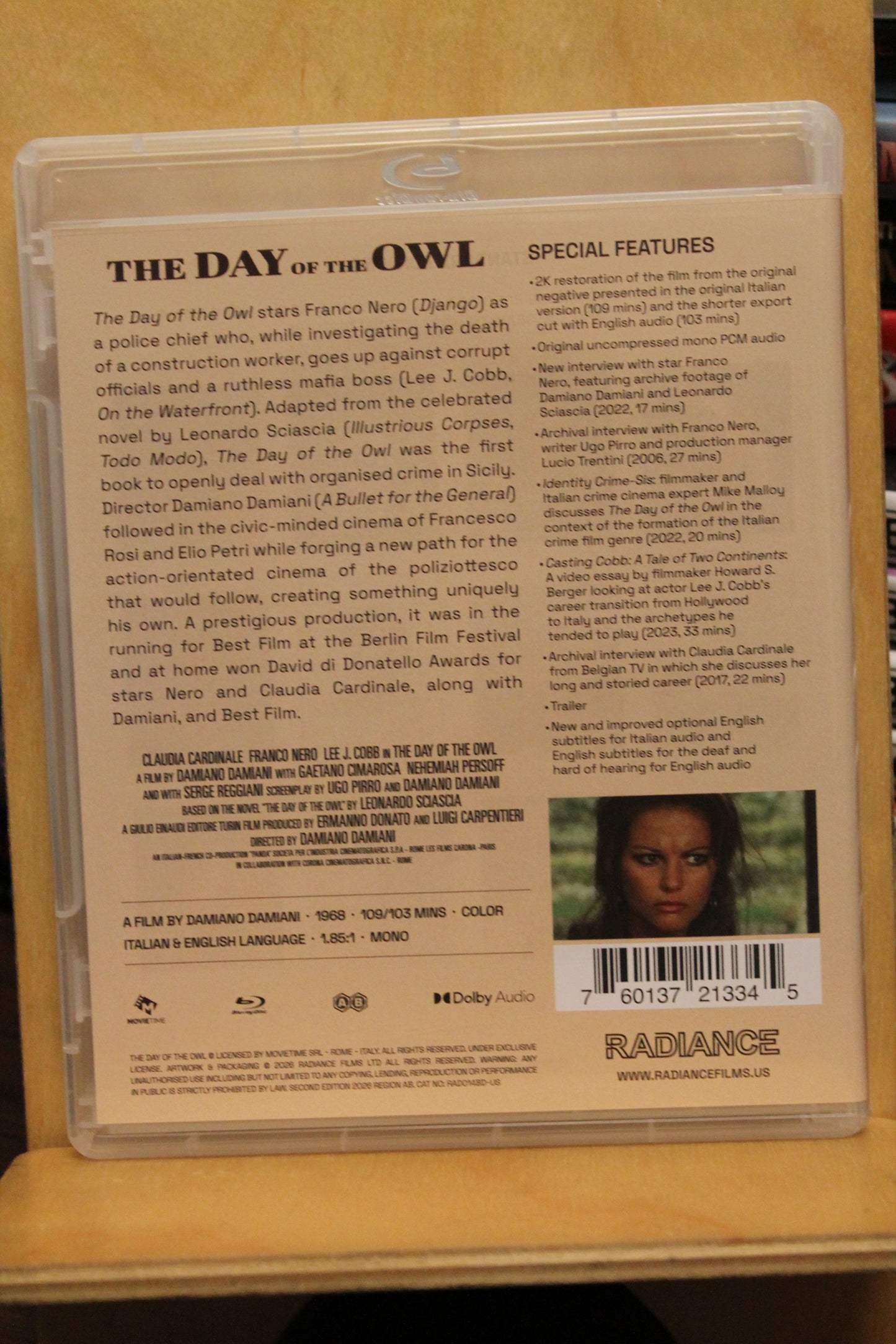 The Day of the Owl Blu-ray