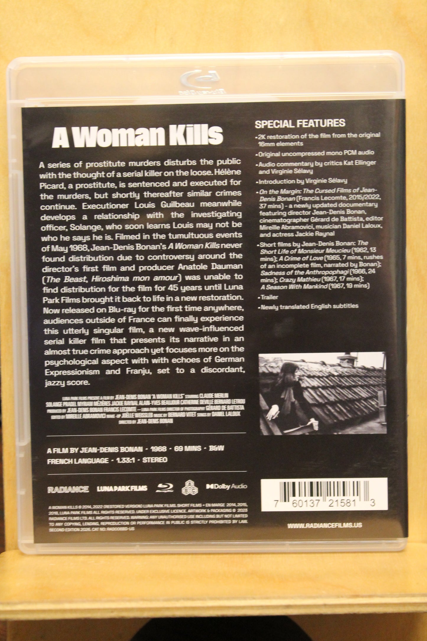 A Woman Kills Blu-ray