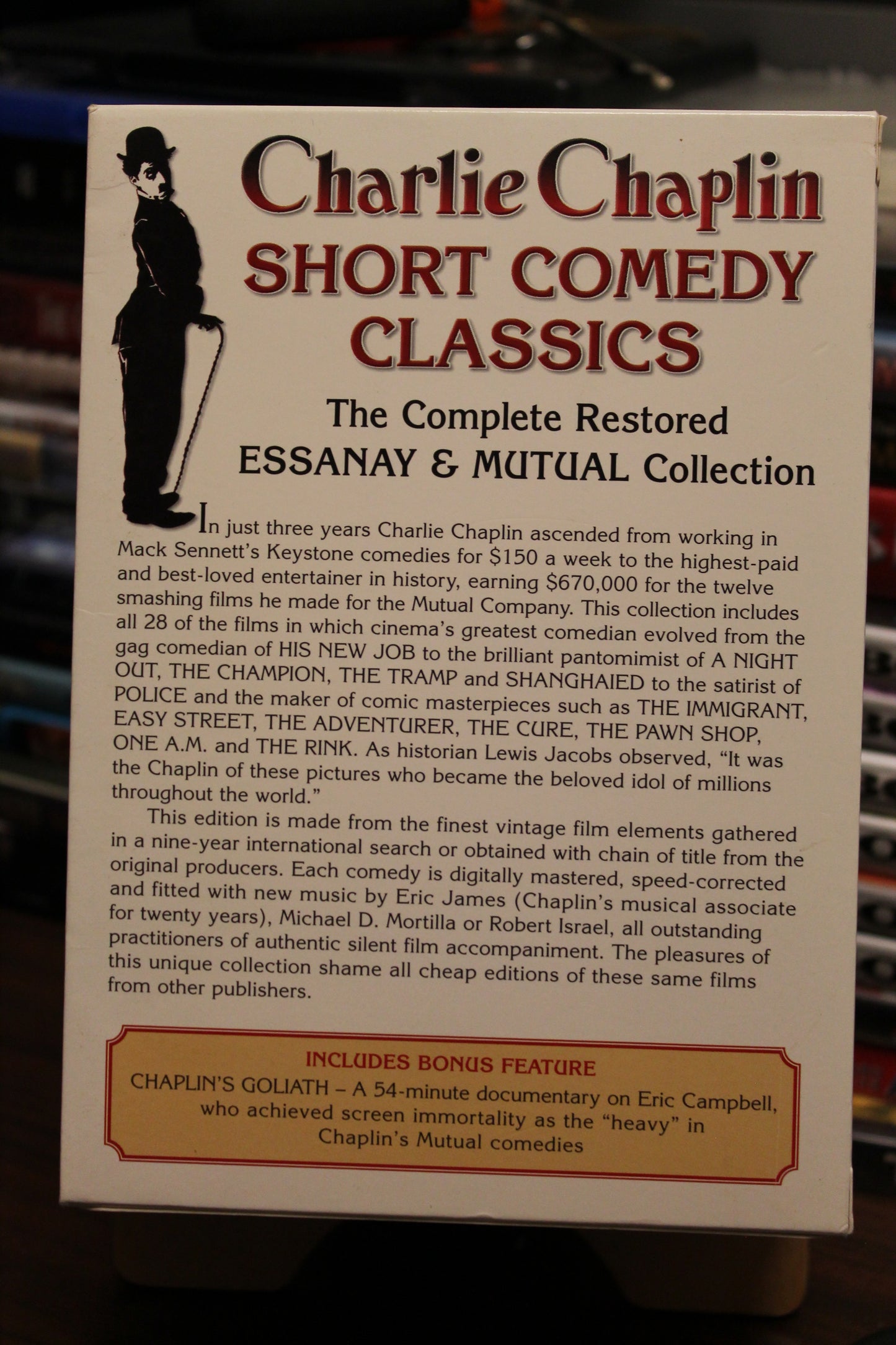 Charlie Chaplin Short Comedy Classics DVD