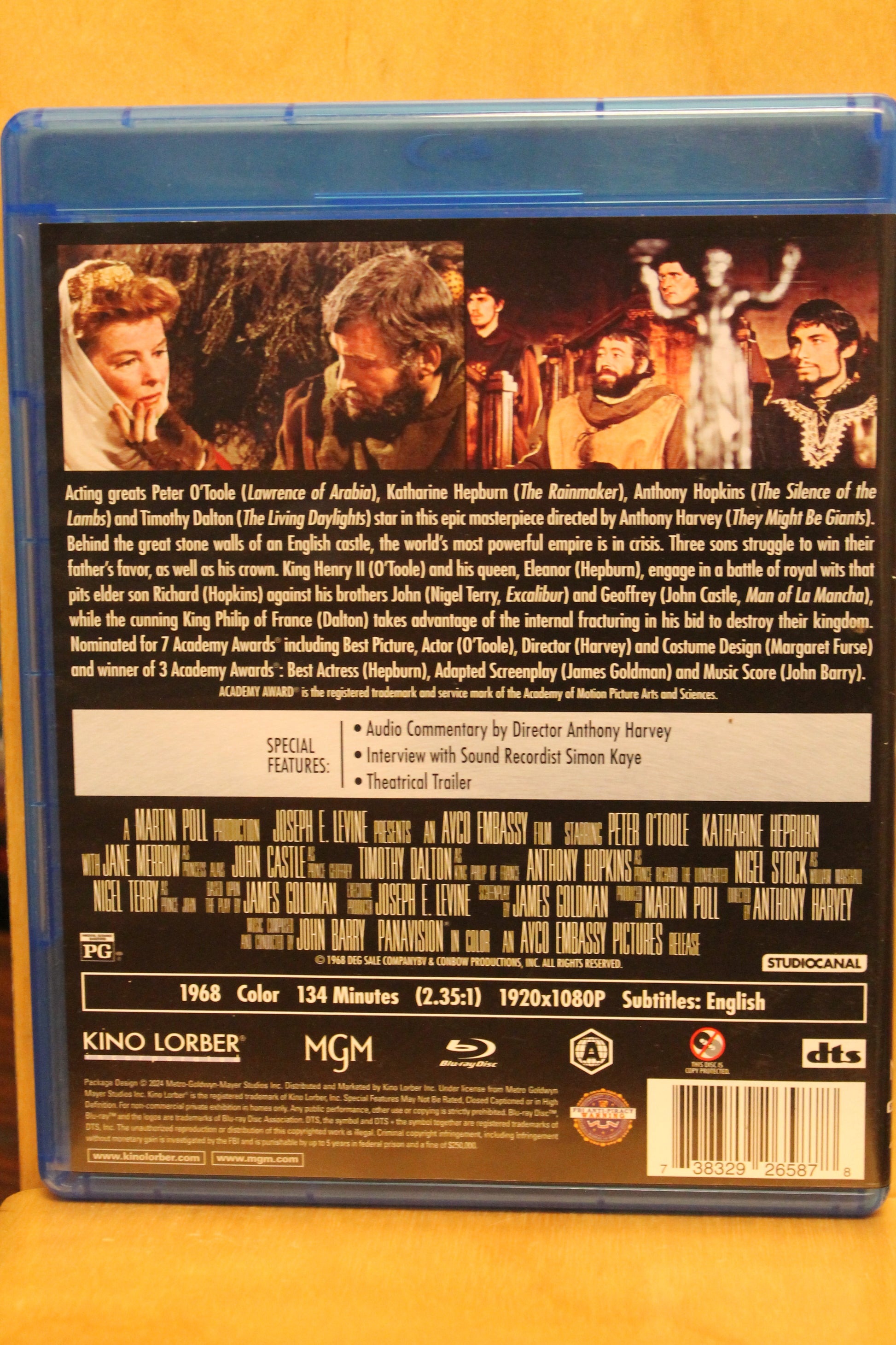 The Lion in Winter Blu-ray