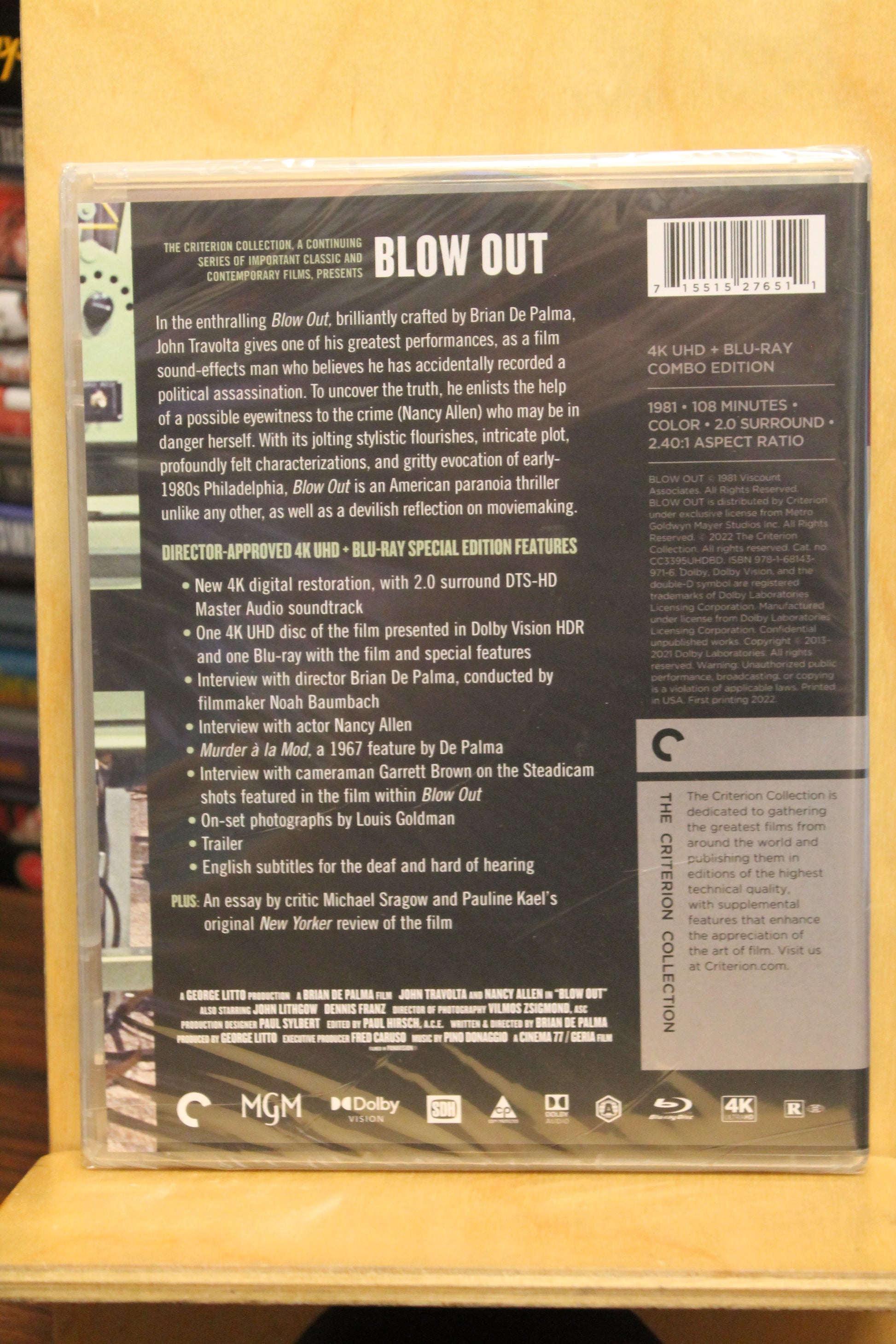 Blow Out 4K UHD