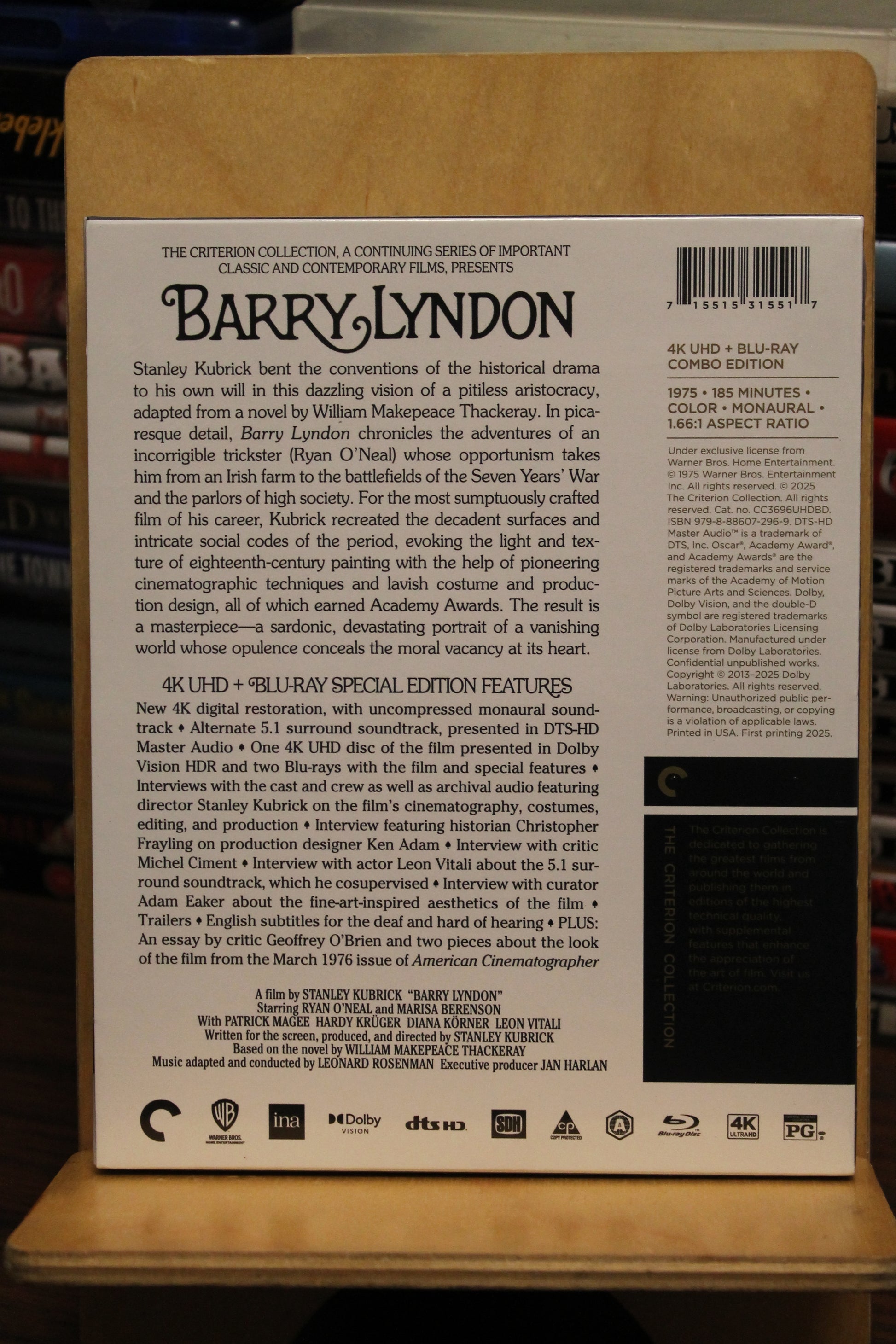 Barry Lyndon 4K UHD