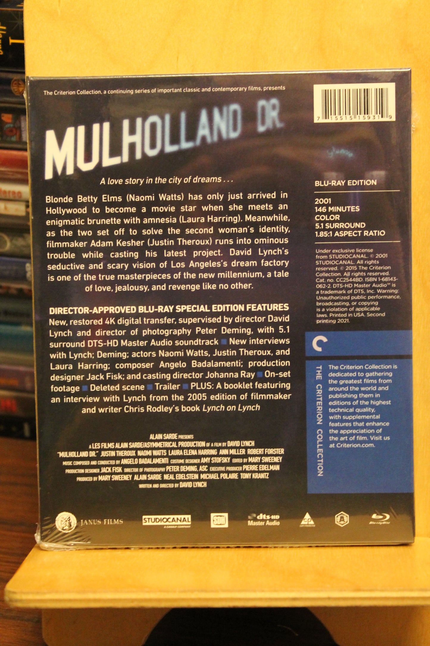 Mulholland Drive Blu-ray