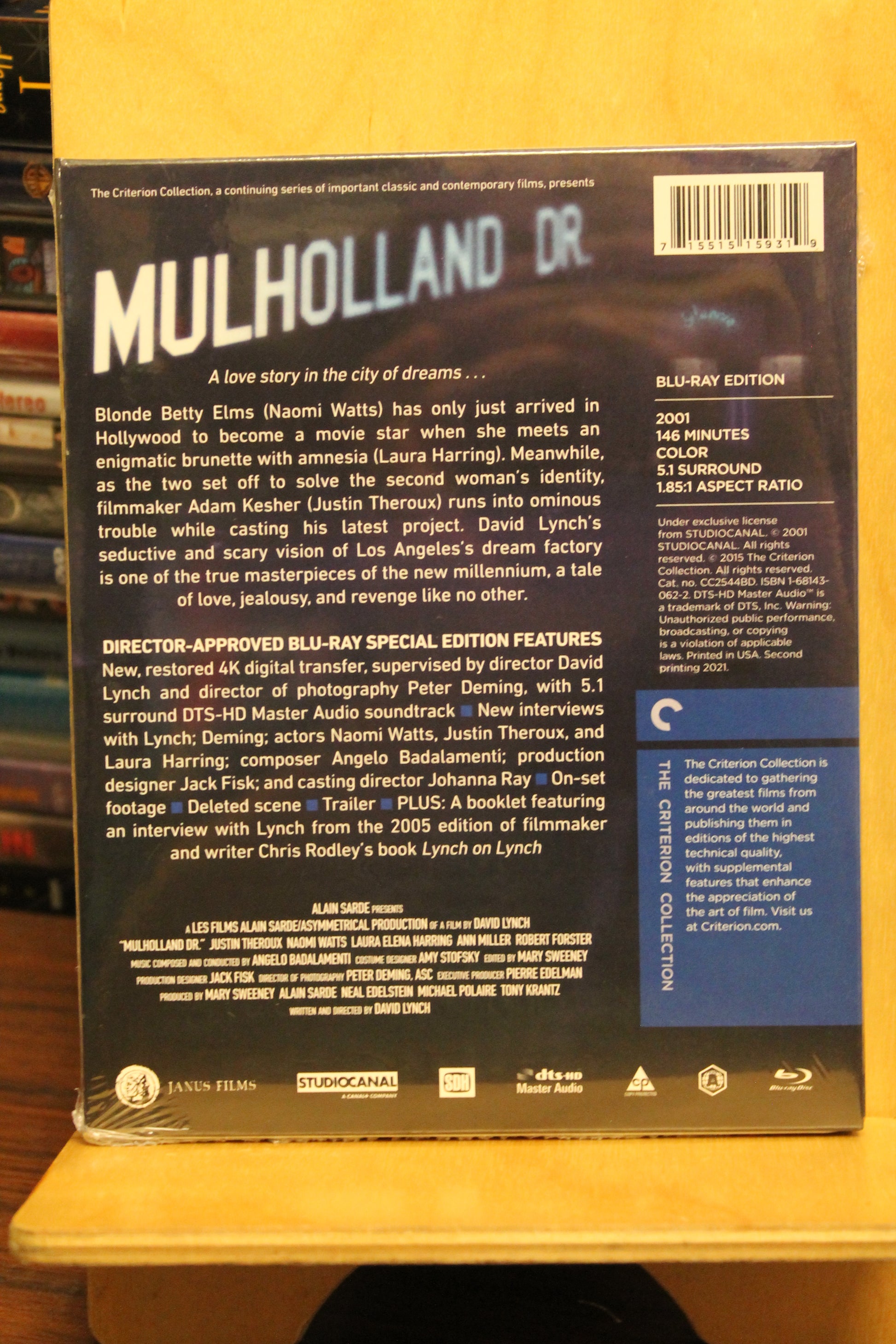Mulholland Drive Blu-ray