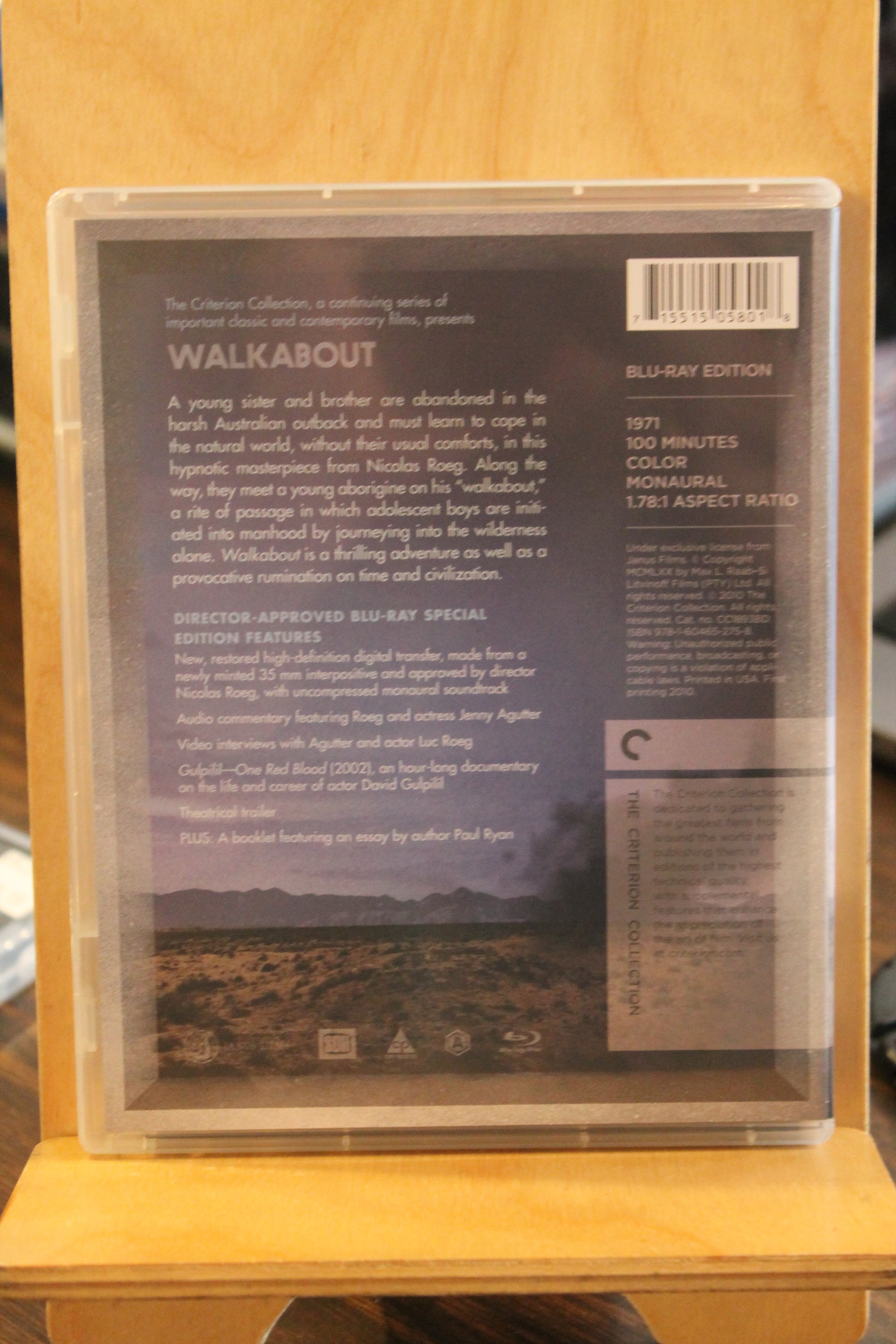 Walkabout Blu-ray