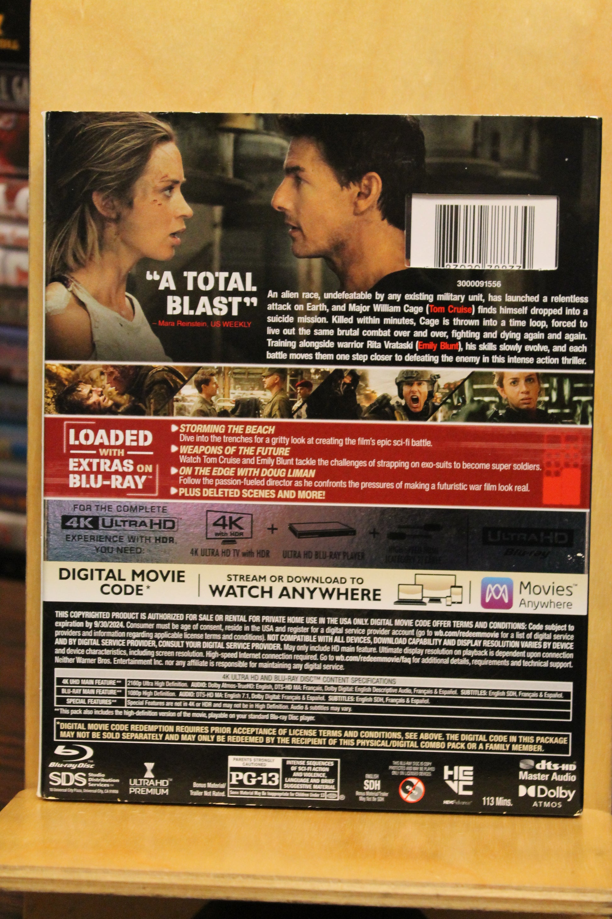 Edge of Tomorrow 4K UHD
