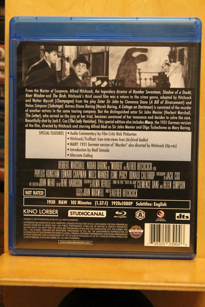 Murder! Blu-ray