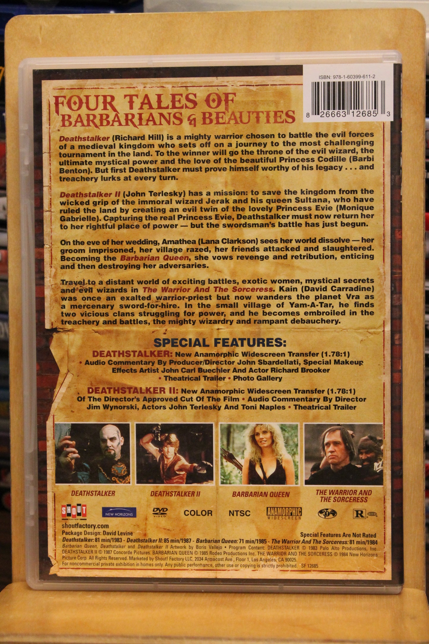 Sword and Sorcery Collection DVD