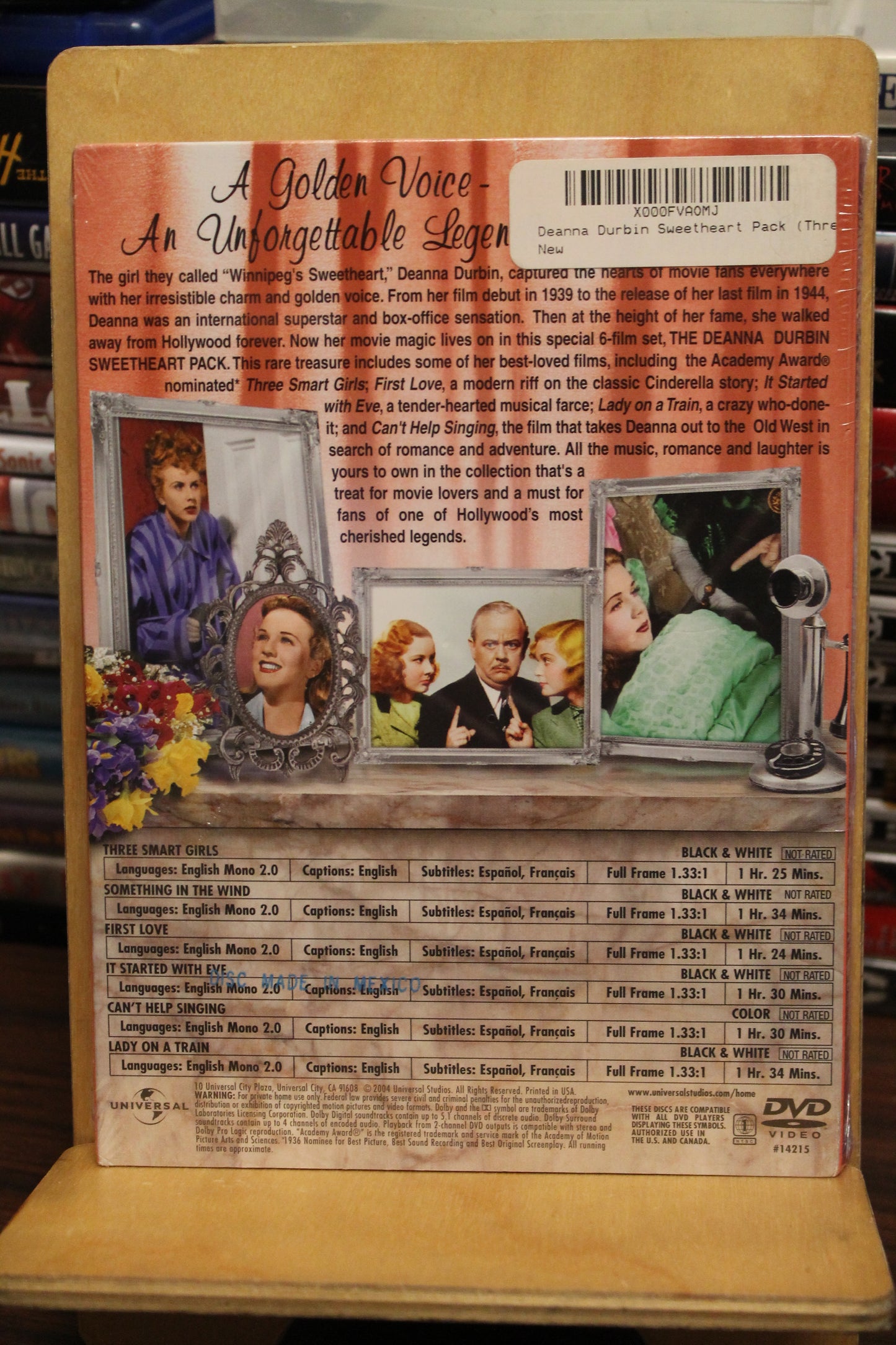 Deanna Durbin Sweetheart Pack DVD